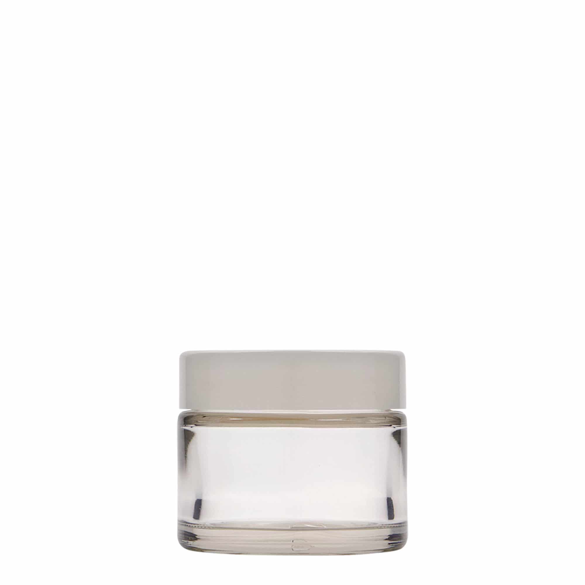 50 ml jar ‘Beauty’, glass, opening: screw cap