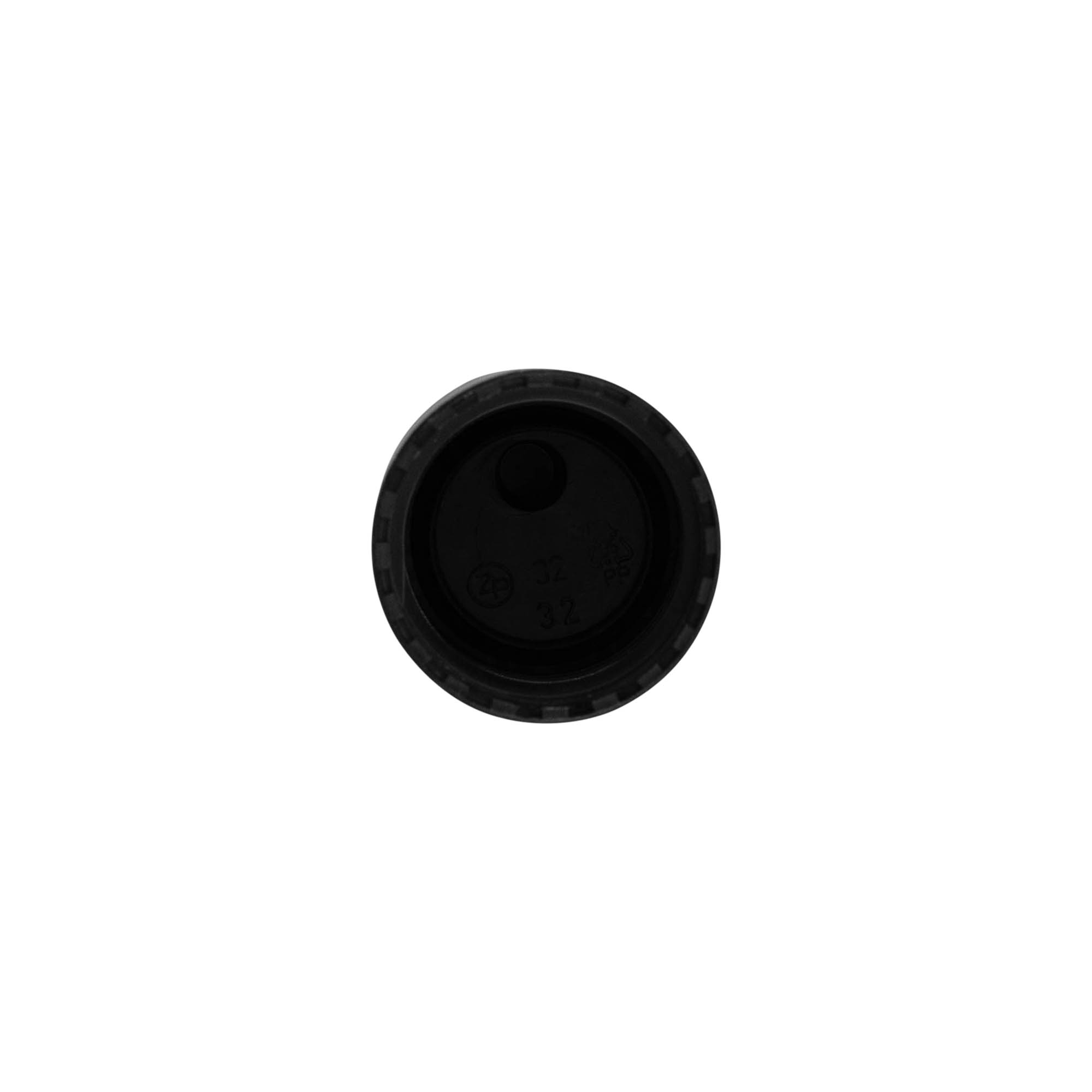 Screw cap Disc Top, PP plastic, black, for opening: 24/410 Screw cap Disc Top, PP plastic, black, for opening: 24/410