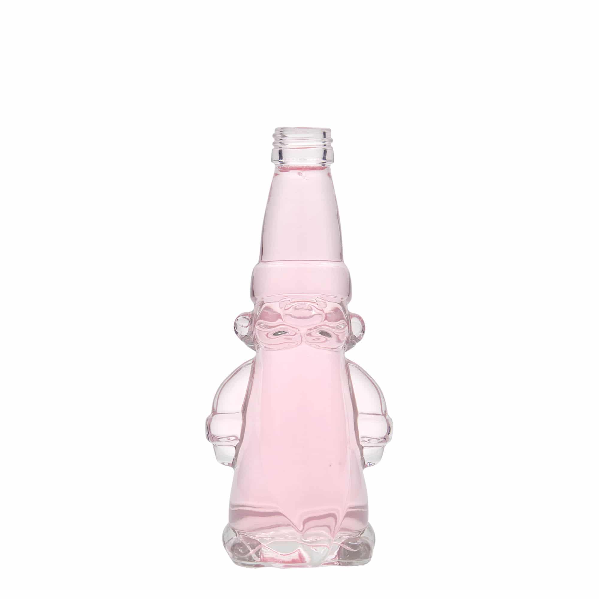 200 ml glass bottle 'Christmas elf', opening: PP 28