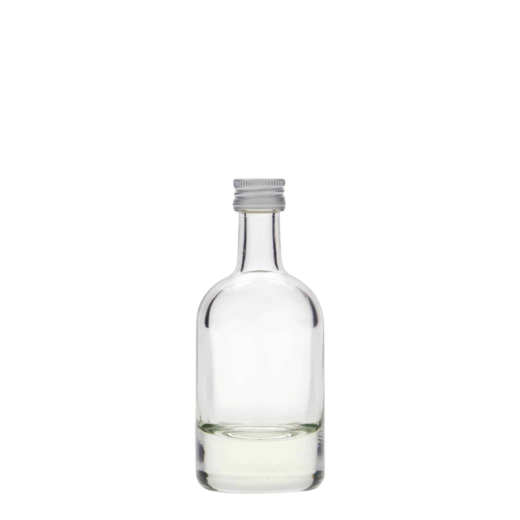 50 ml glass bottle 'Linea Uno', opening: PP 18
