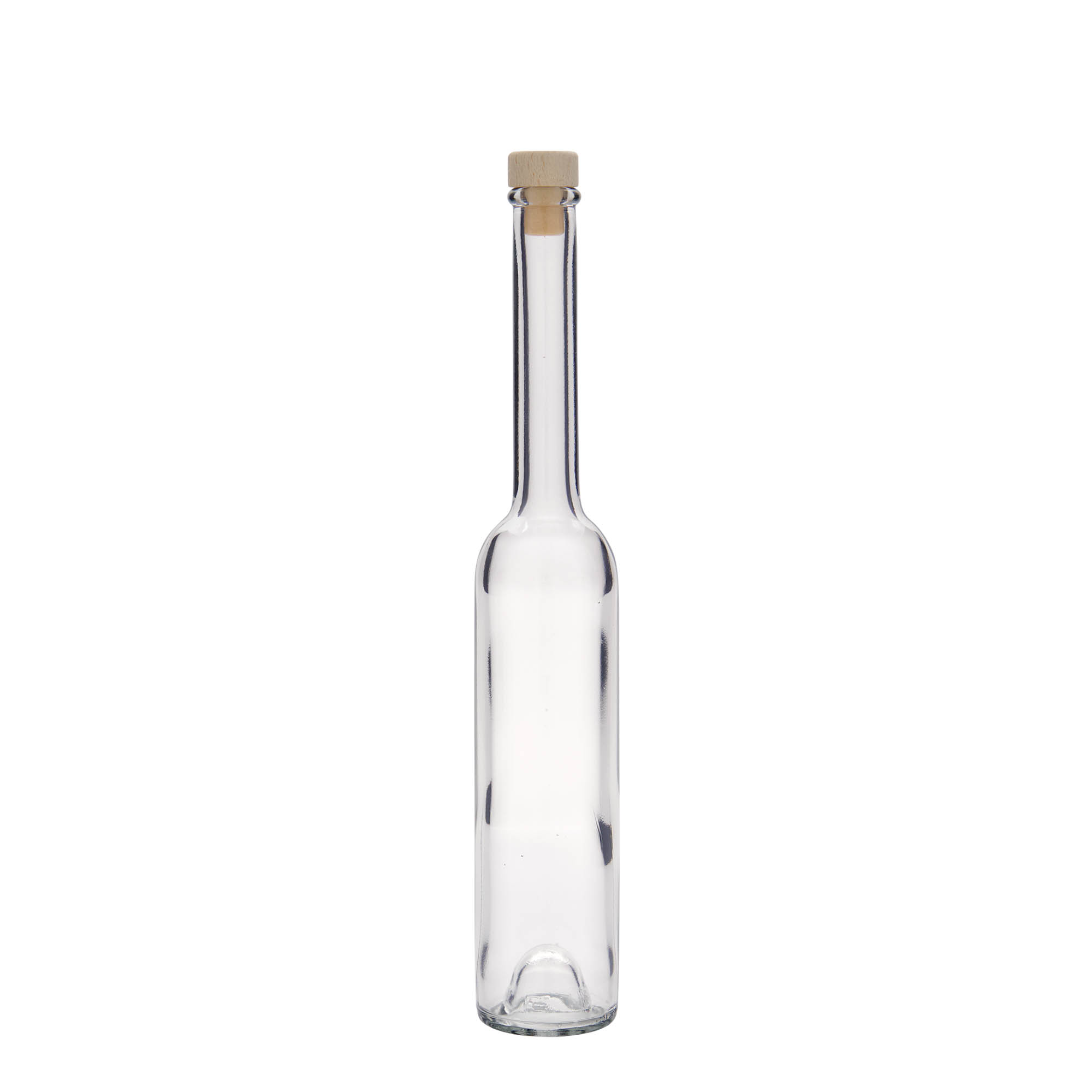 100 ml glass bottle 'Platina', opening: cork
