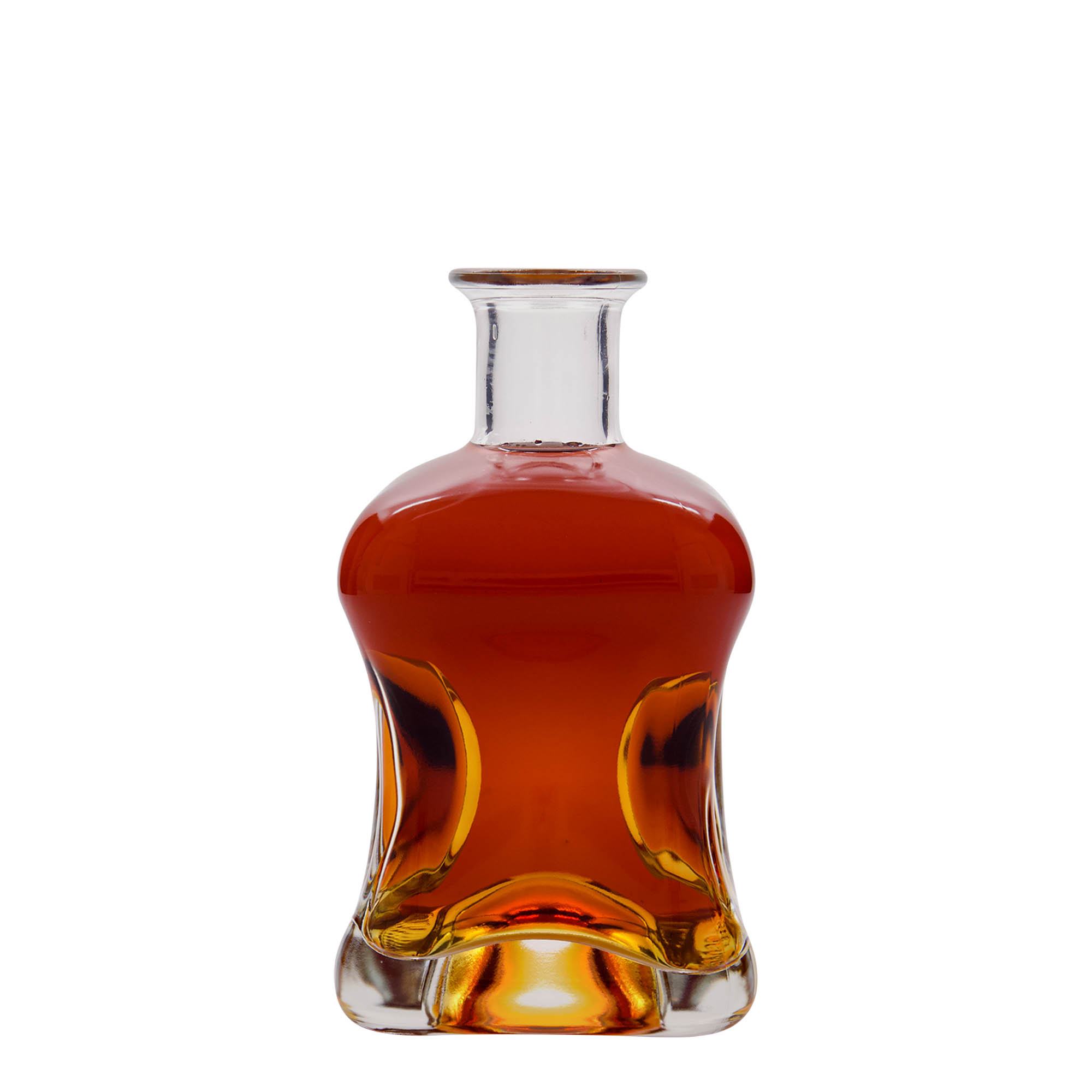 500 ml glass bottle 'Dublin', square, opening: cork