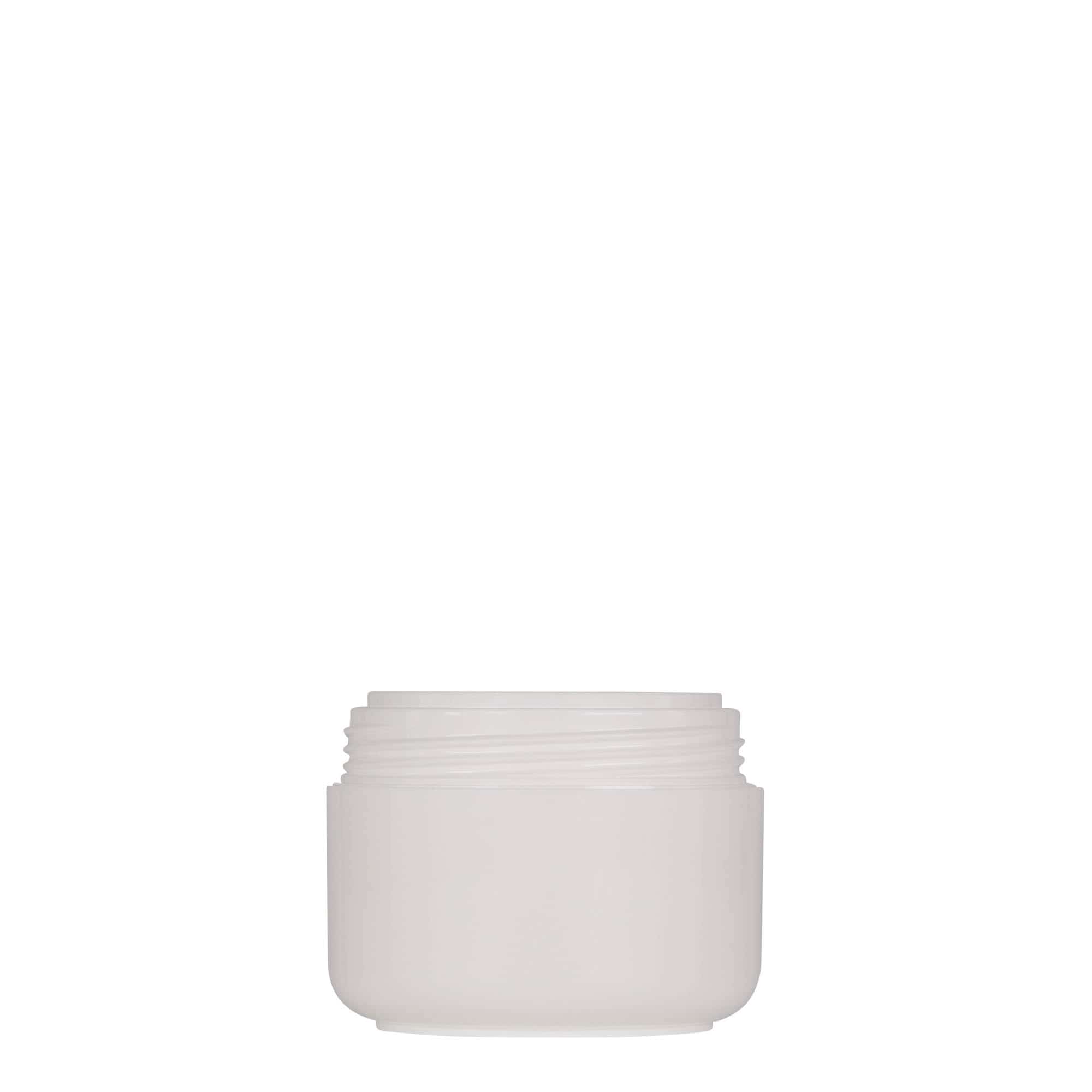 50 ml plastic jar ‘Bianca’, PP, white, opening: screw cap