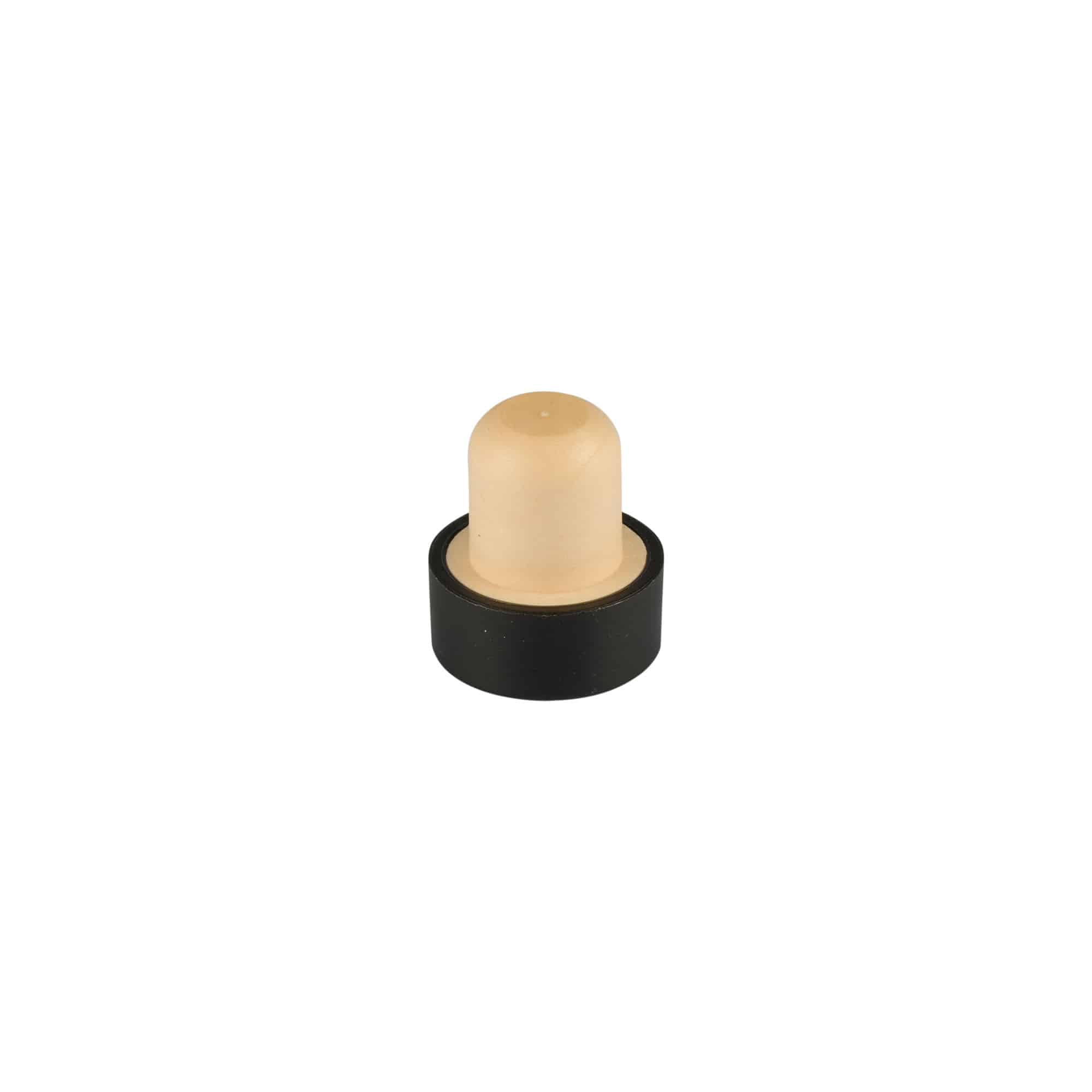 Handle cork 11 mm, wood, black, for opening: cork