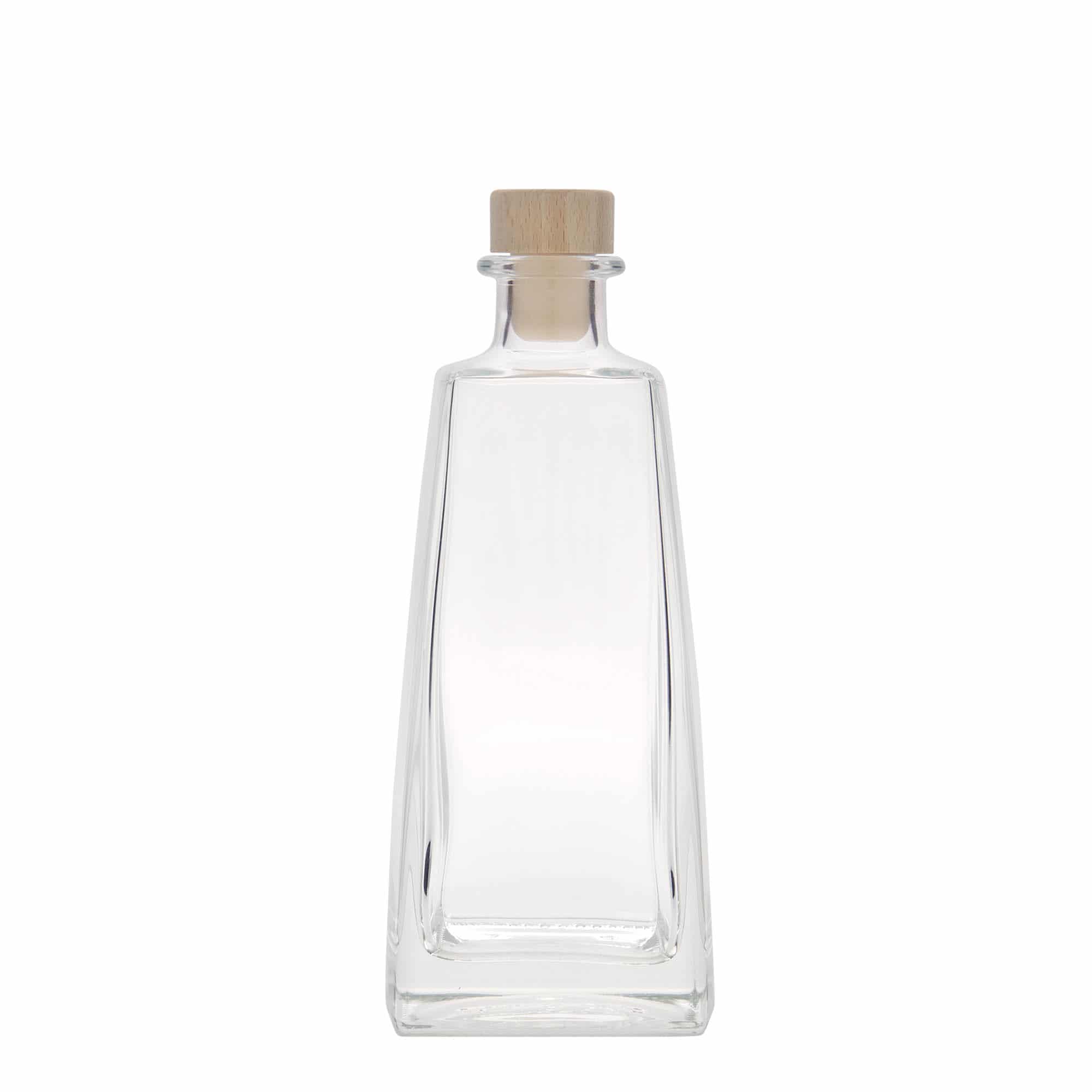 350 ml glass bottle 'Timmy', rectangular, closure: cork