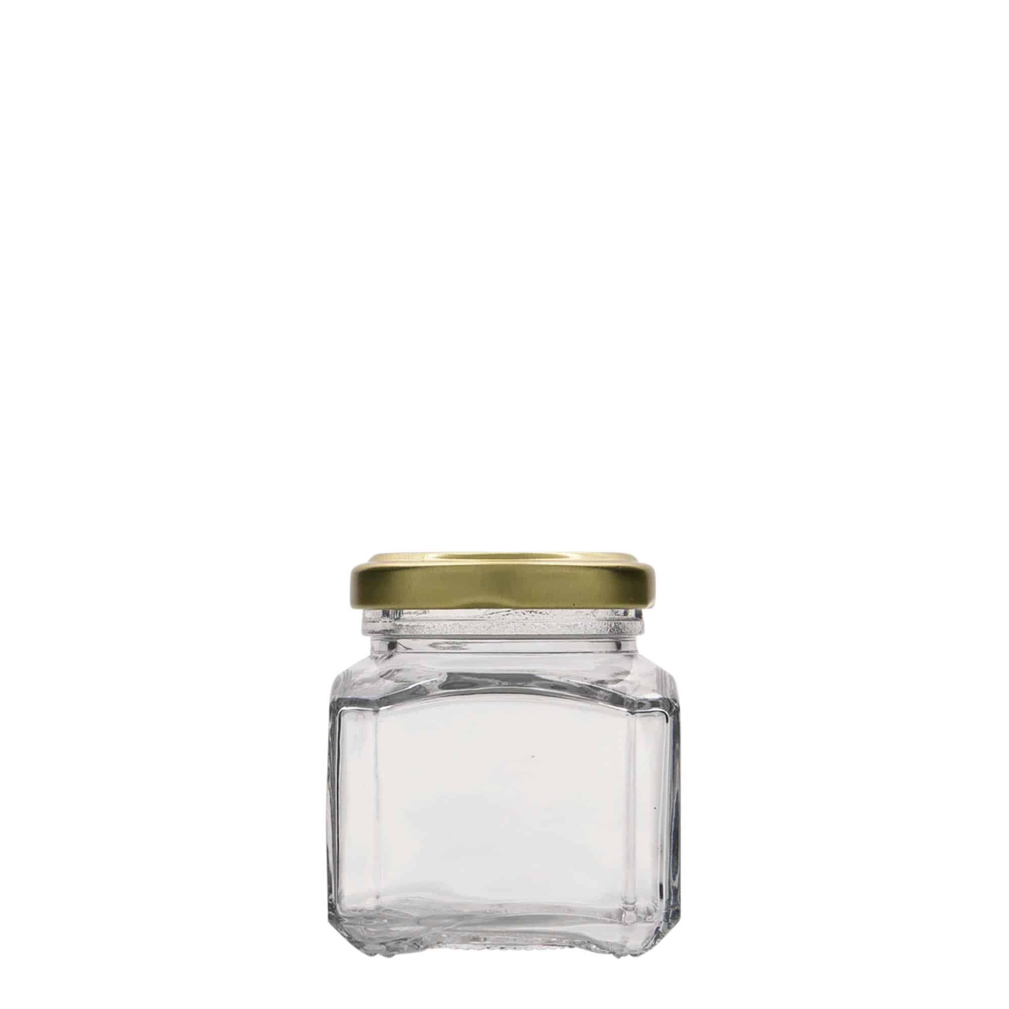 106 ml square jar 'Milano', closure: twist off (TO 48)