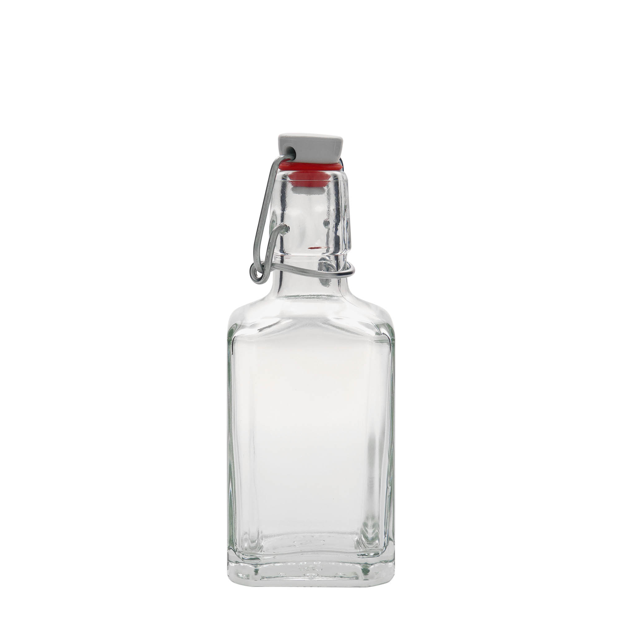 250 ml glass bottle 'Rialto', square, opening: swing top closure 250 ml glass bottle 'Rialto', square, opening: swing top closure