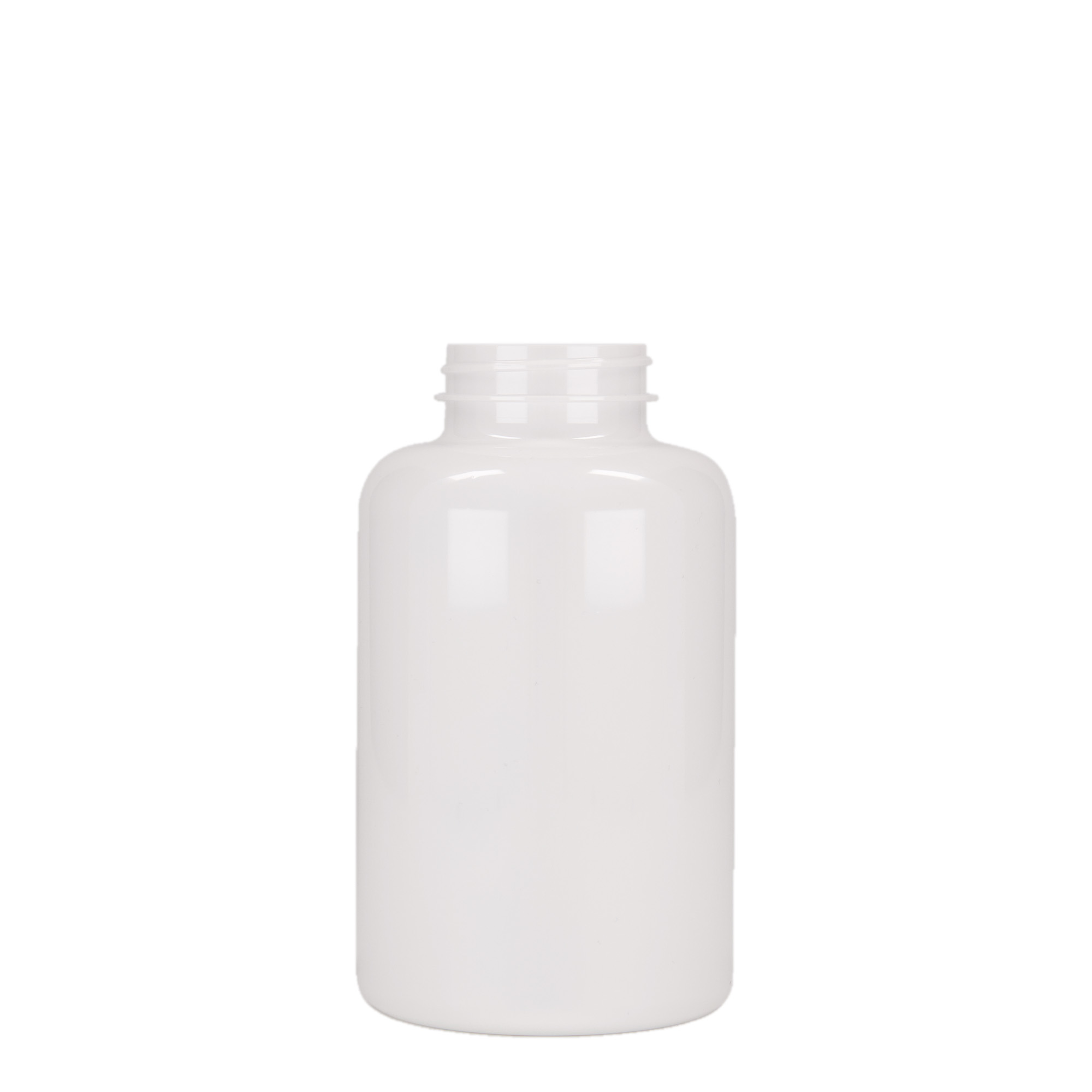 500 ml PET packer, plastic, white, closure: GPI 45/400