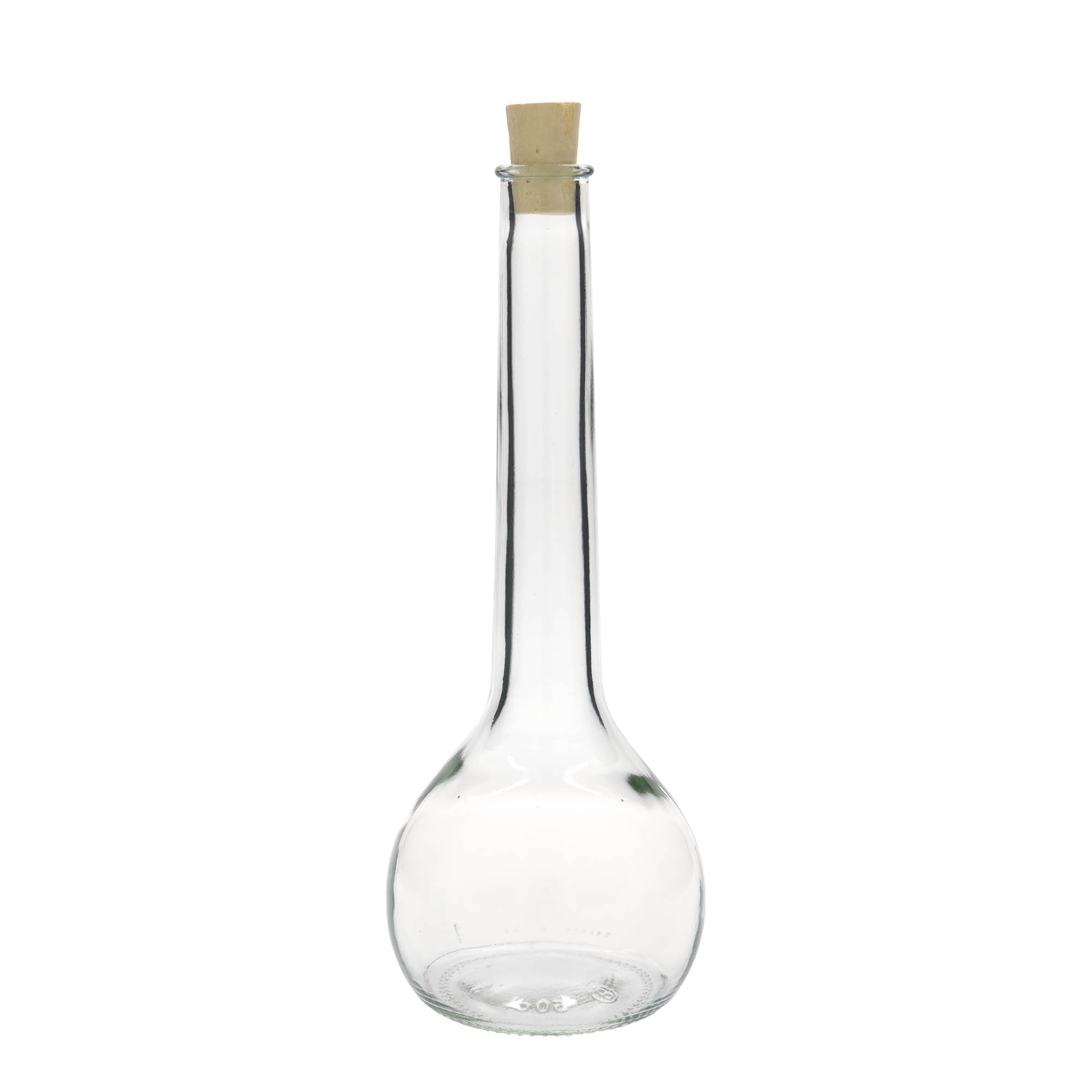 500 ml glass bottle 'Tulipano', opening: cork
