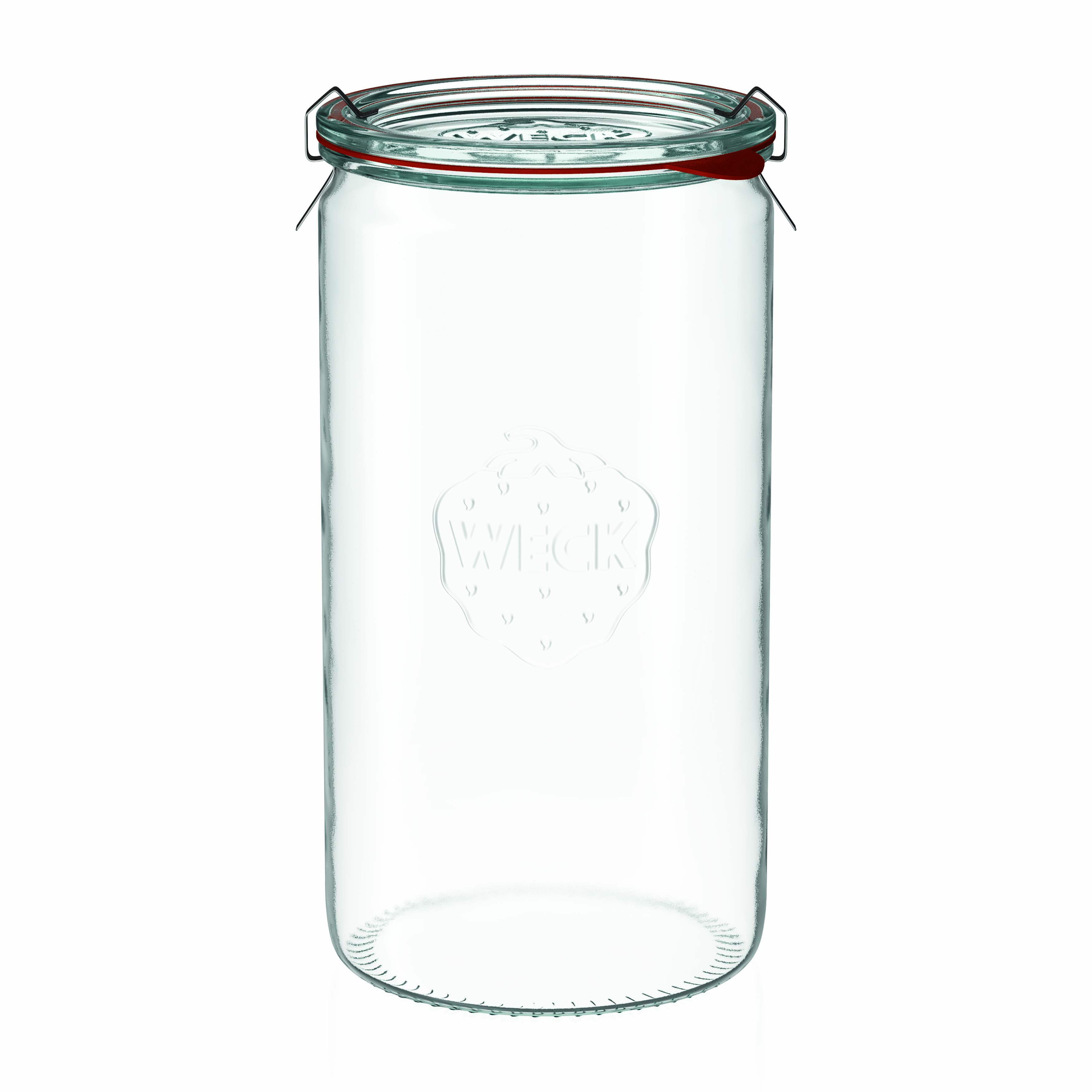 1,575 ml WECK cylinder glass, opening: round rim