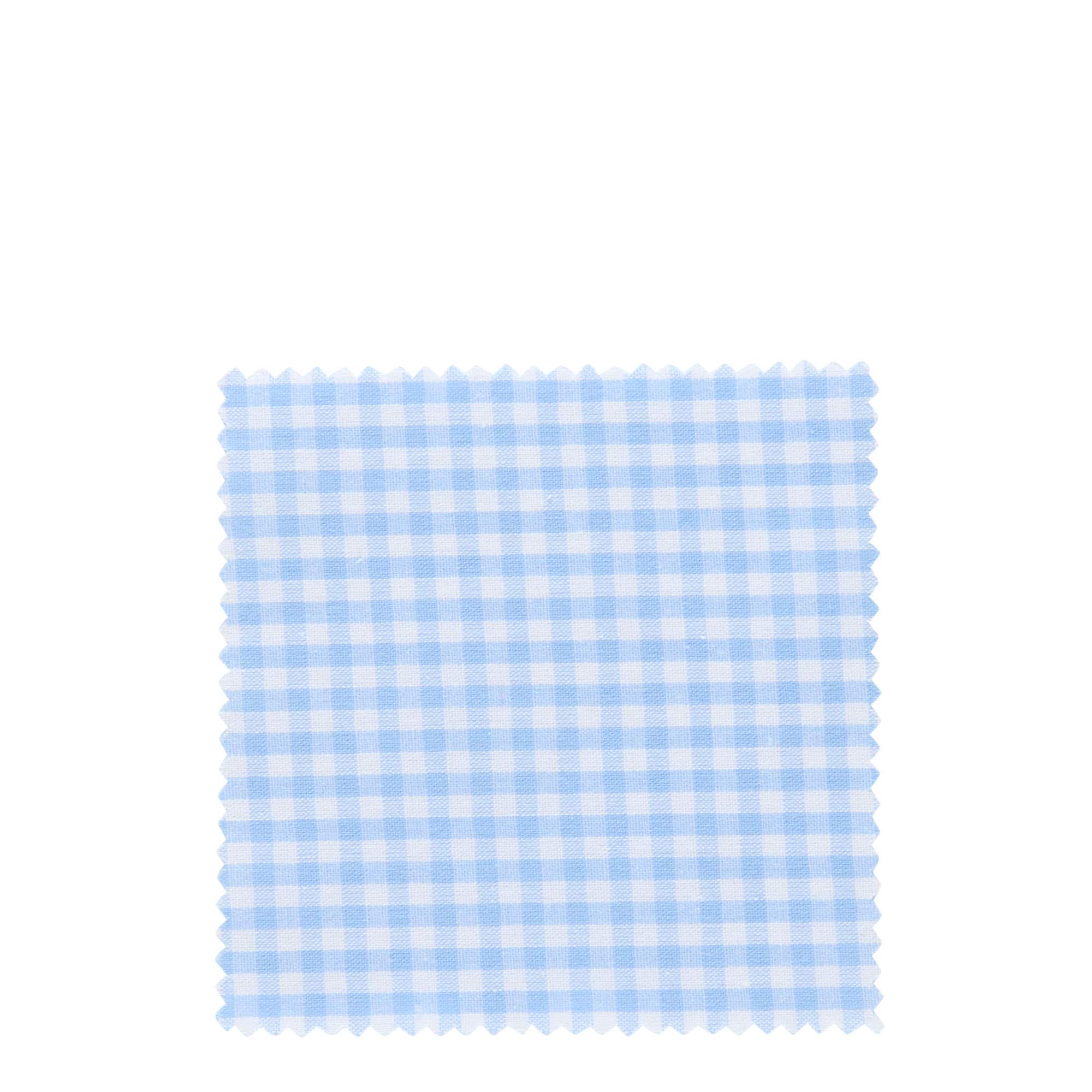 Fabric napkin checkered 12x12, square, textile, light blue, opening: TO38-TO53