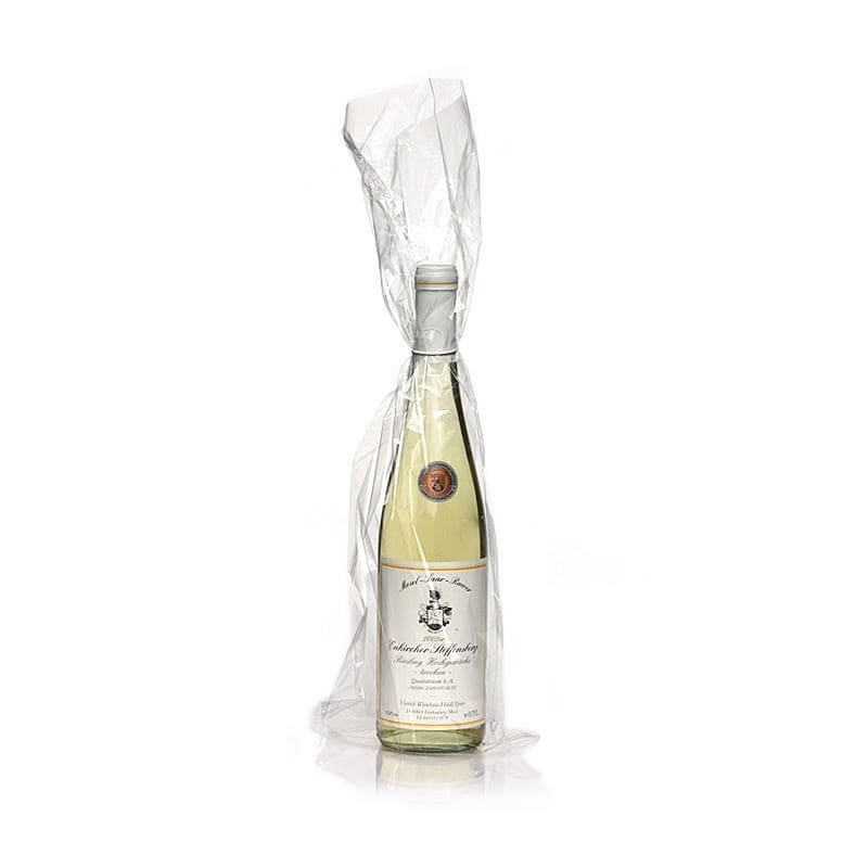 Bottle pouch, square, plastic, clear