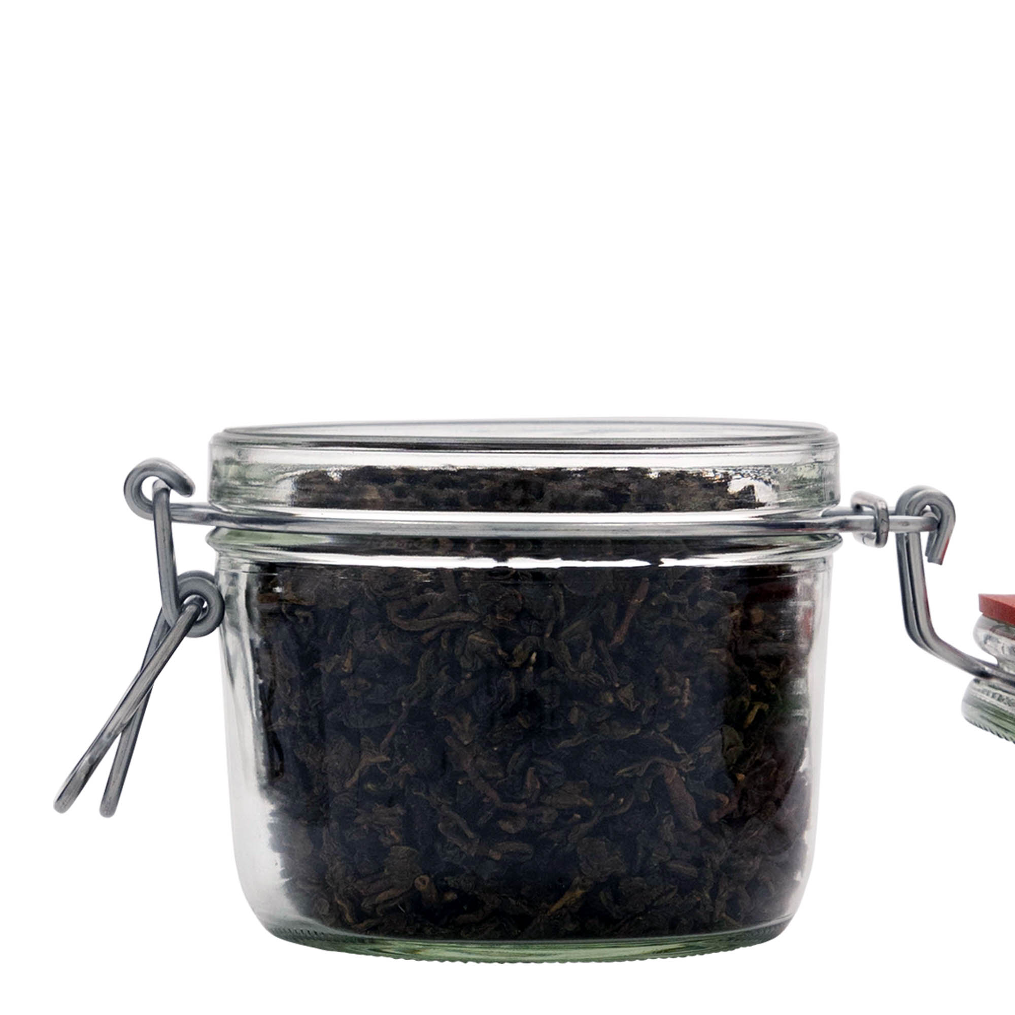 400 ml flat wire bail jar, opening: wire bail closure 400 ml flat wire bail jar, opening: wire bail closure