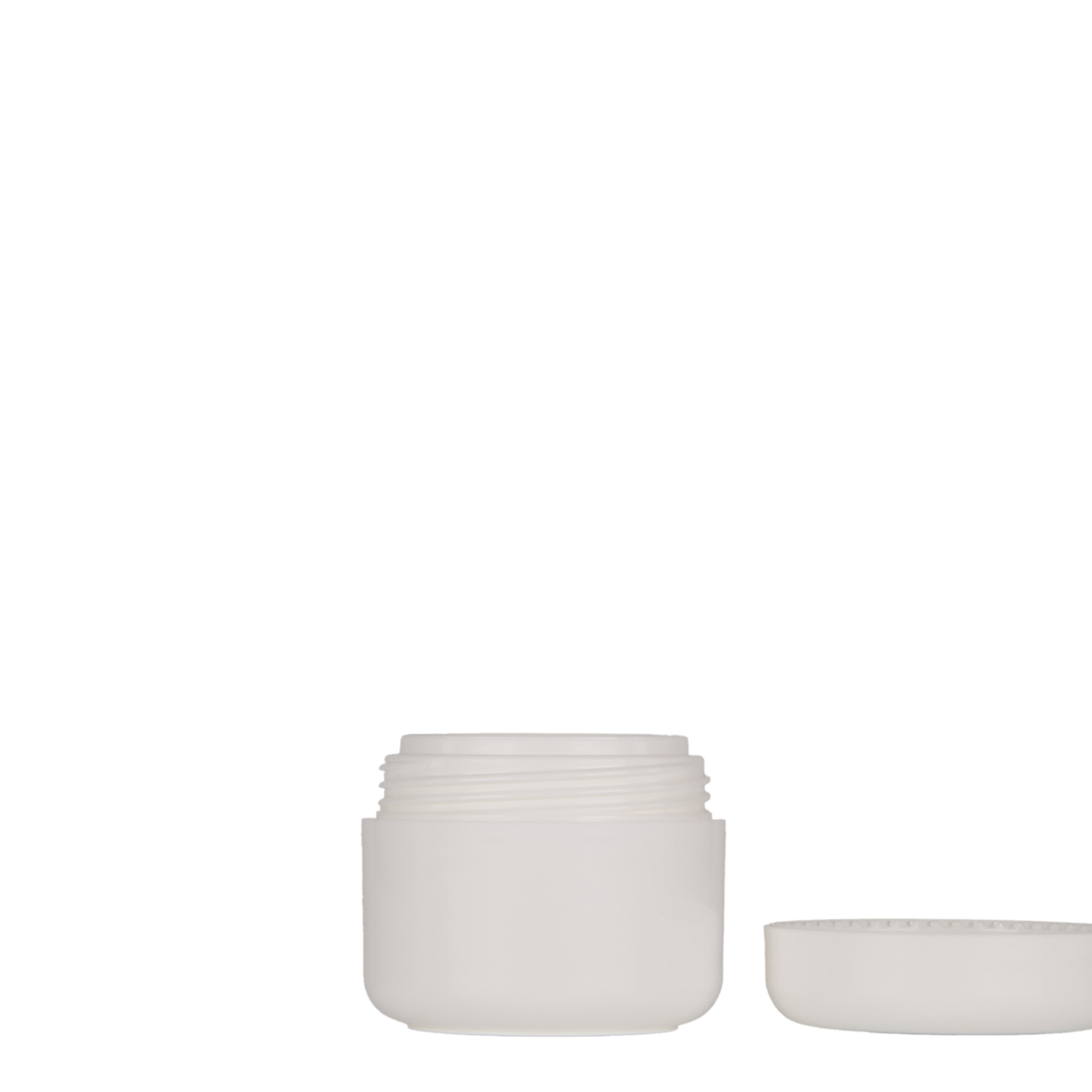 15 ml plastic jar 'Bianca', PP, white, opening: screw cap