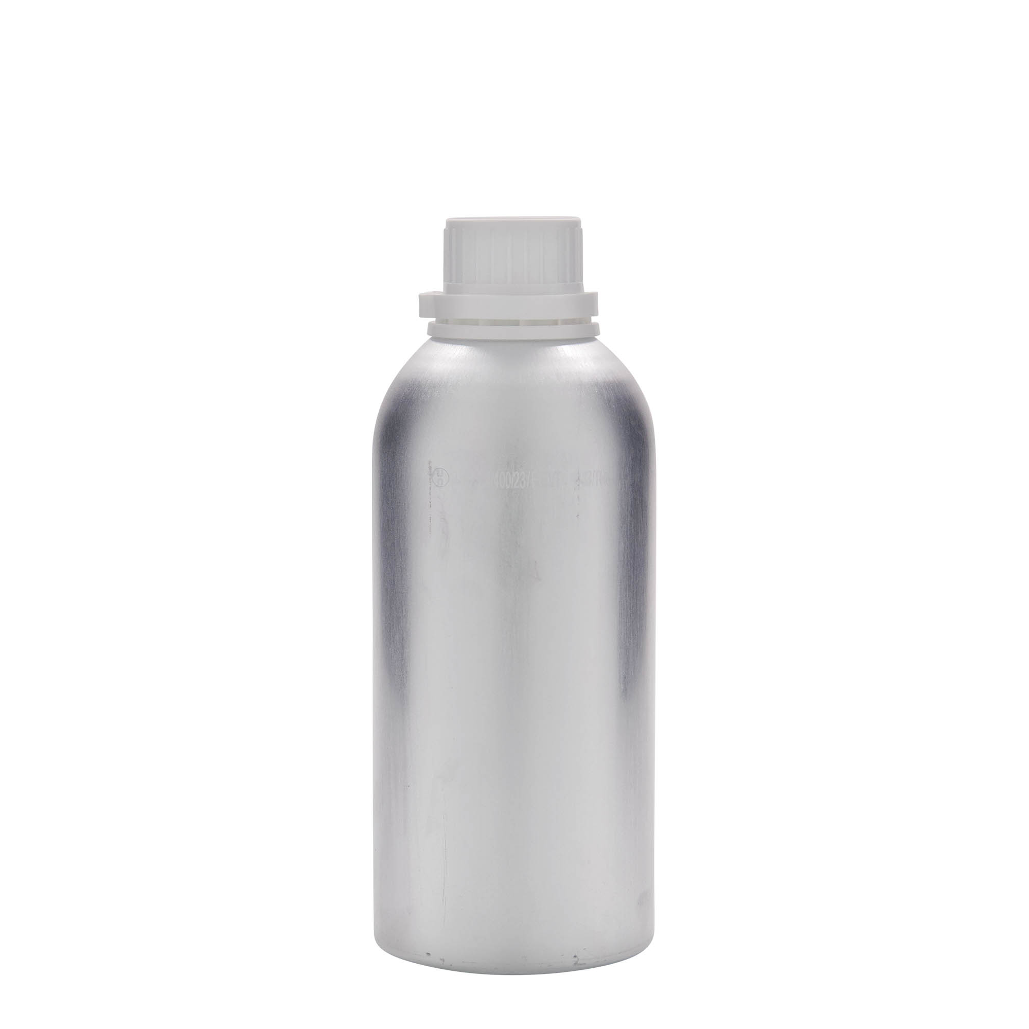 625 ml aluminium bottle, metal, silver, opening: DIN 32 625 ml aluminium bottle, metal, silver, opening: DIN 32