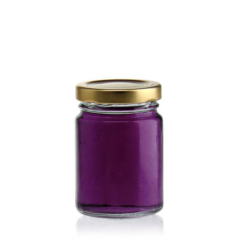 106 ml tall round glass, opening: Twist-Off (TO 48) 106 ml tall round glass, opening: Twist-Off (TO 48)