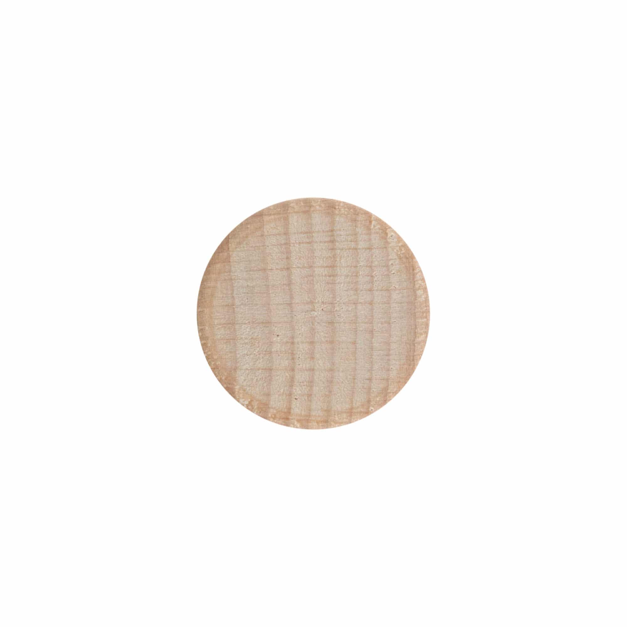 Screw cap, wood, beige, for opening: GPI 28/400 Screw cap, wood, beige, for opening: GPI 28/400