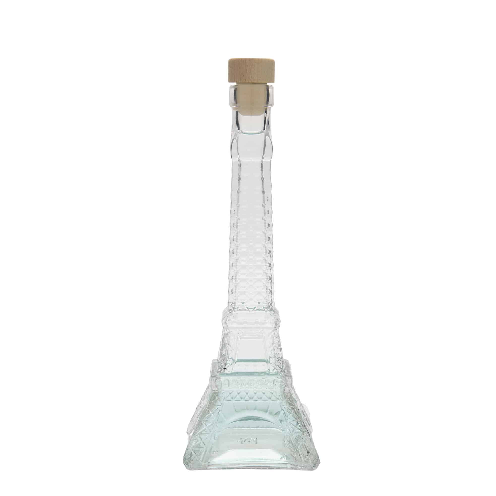 200 ml glass bottle 'Eiffel Tower', opening: cork