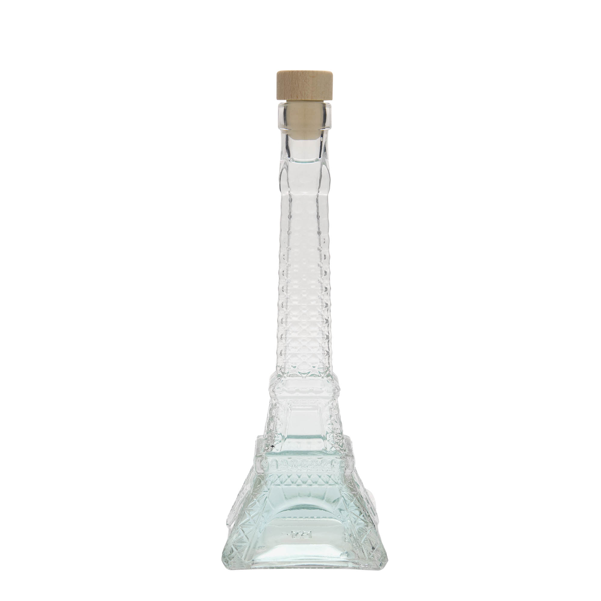 200 ml glass bottle ‘Eiffel Tower’, opening: cork