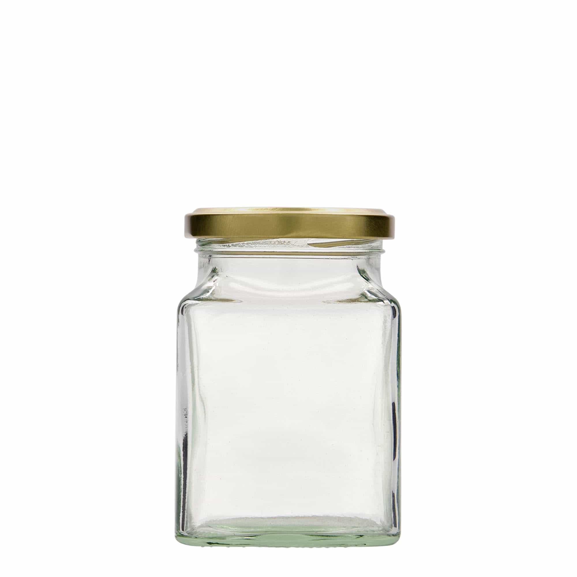 314 ml square jar, closure: twist off (TO 63)