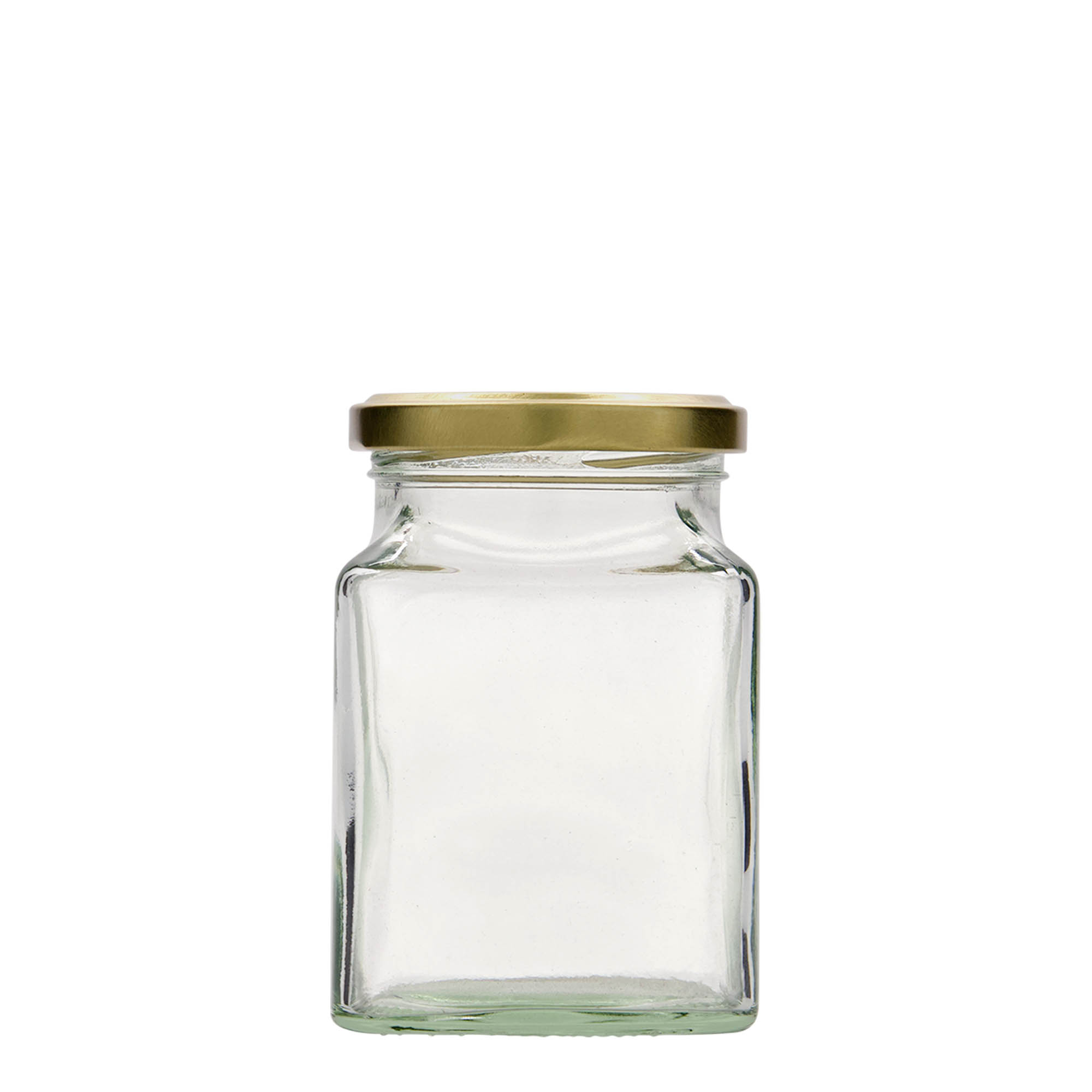 314 ml square glass, opening: twist-off (TO 63) 314 ml square glass, opening: twist-off (TO 63)