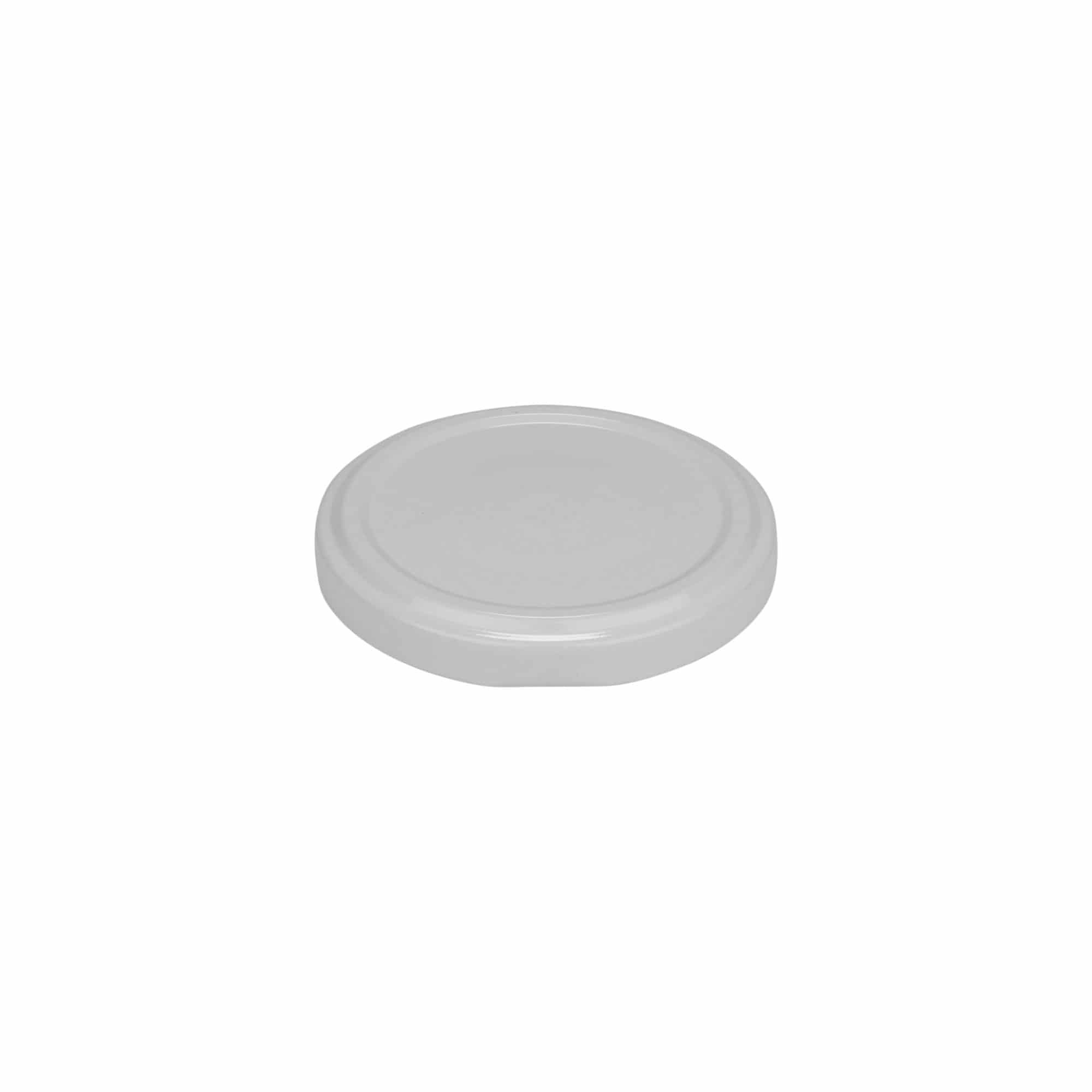 Twist-off lid, tinplate, white, for opening: TO 63