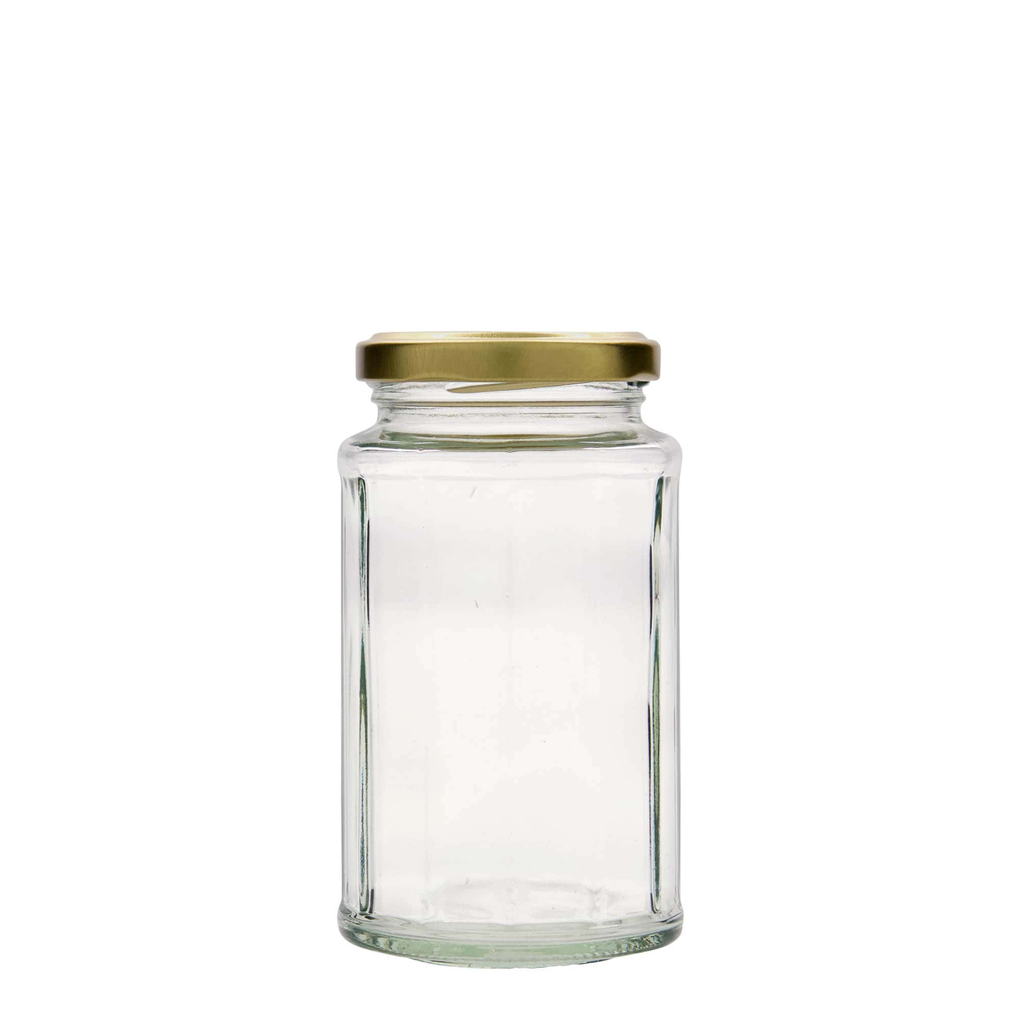 288 ml multi-sided glass, dodecagonal, opening: twist-off (TO 58)