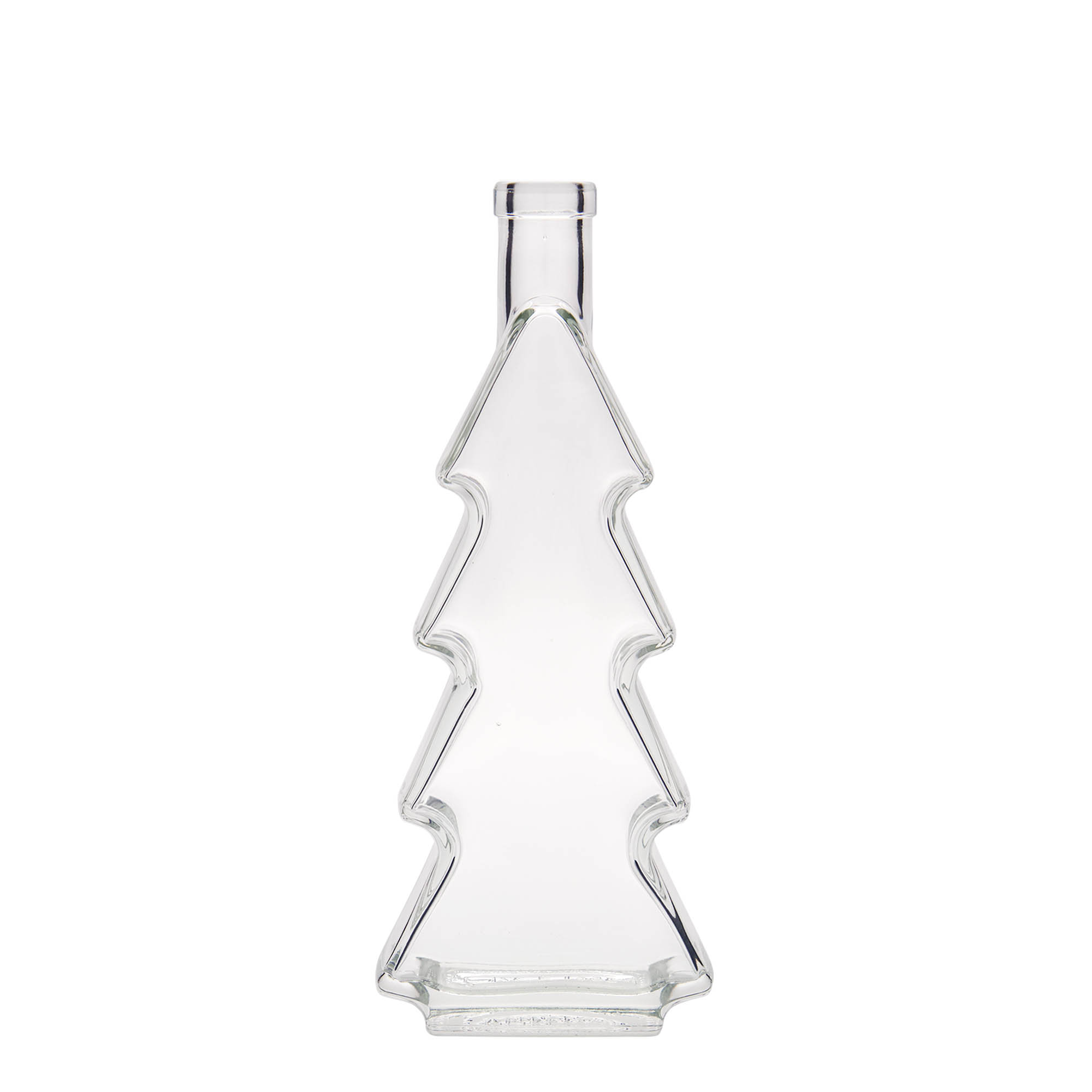 350 ml glass bottle 'Christmas tree', opening: cork 350 ml glass bottle 'Christmas tree', opening: cork