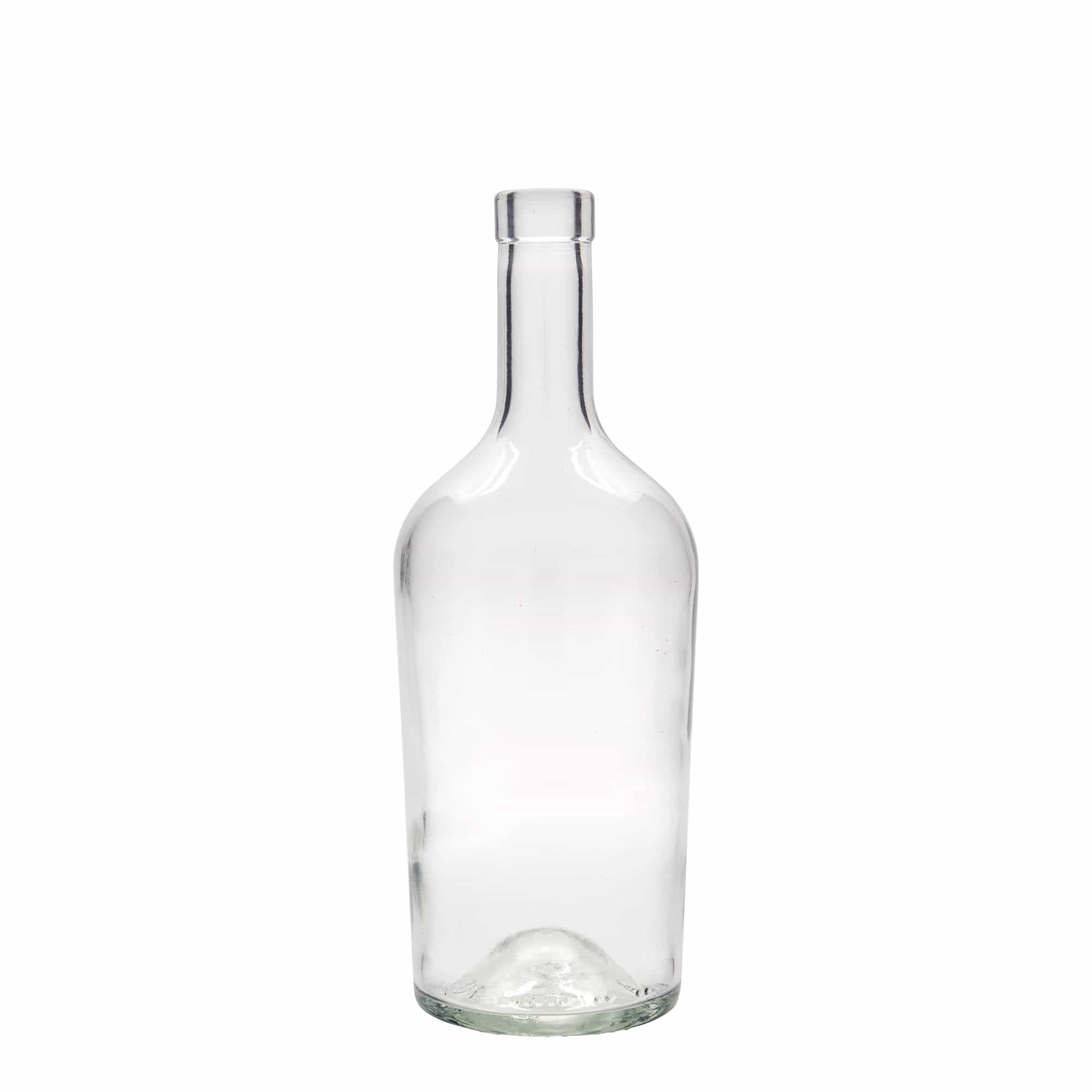 700 ml glass bottle 'Margarethe', opening: cork