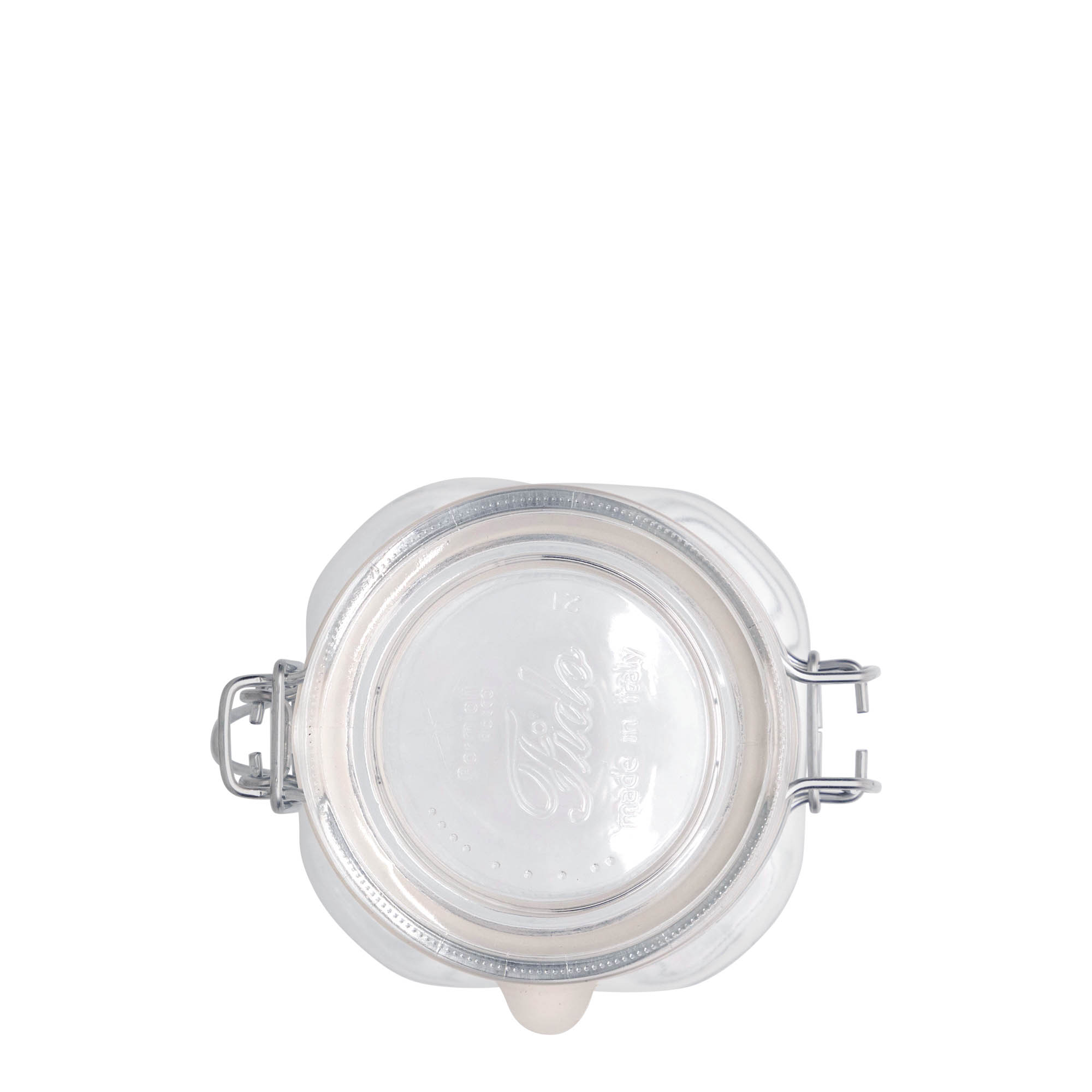500 ml wire bail jar ‘Fido’, square, opening: wire bail closure