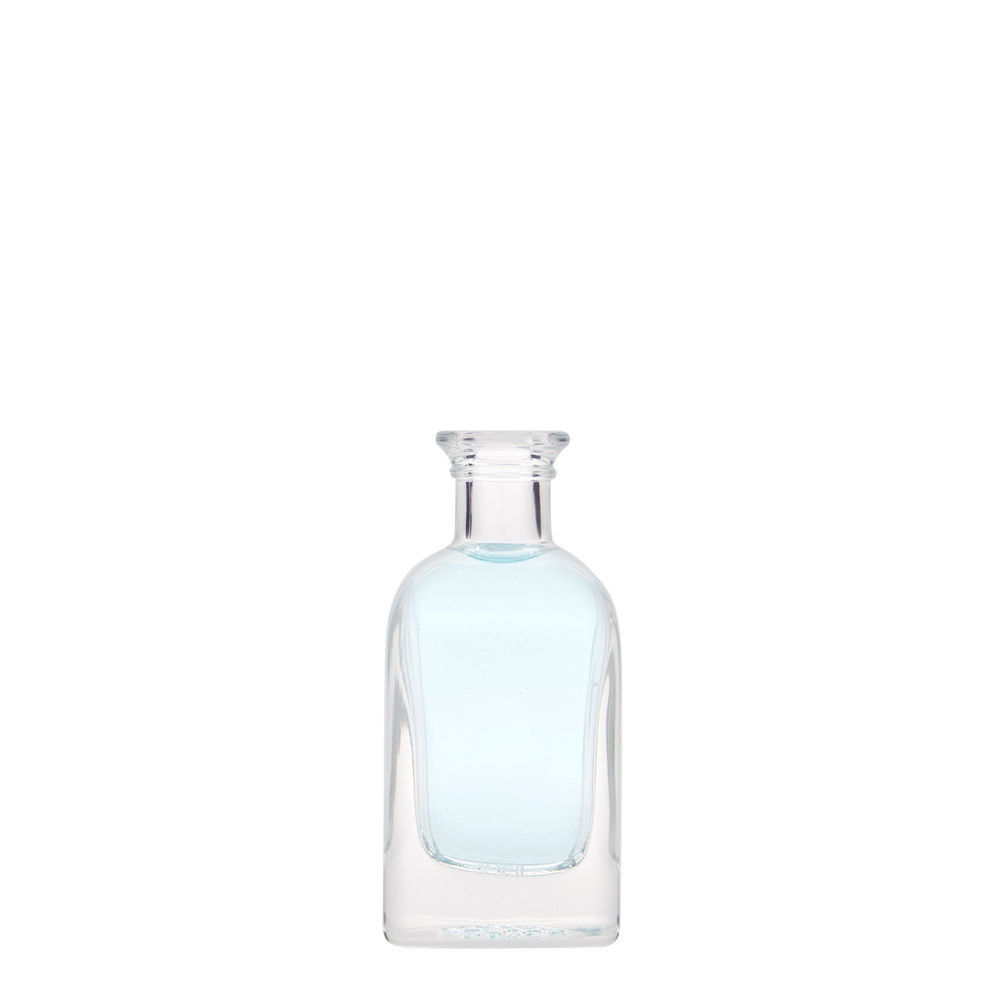 40 ml glass bottle Apothecary Carré, square, opening: cork 40 ml glass bottle Apothecary Carré, square, opening: cork