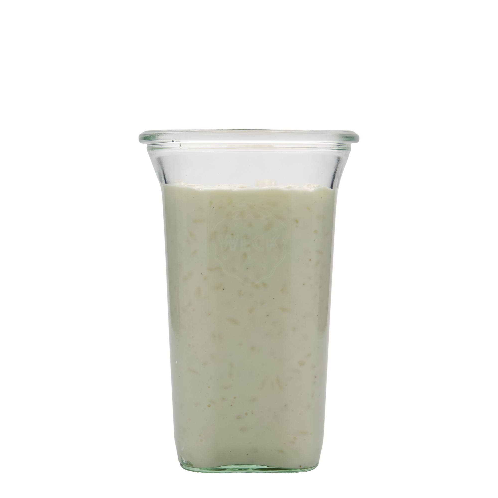 795 ml WECK Quadro jar, square, opening: round rim 795 ml WECK Quadro jar, square, opening: round rim
