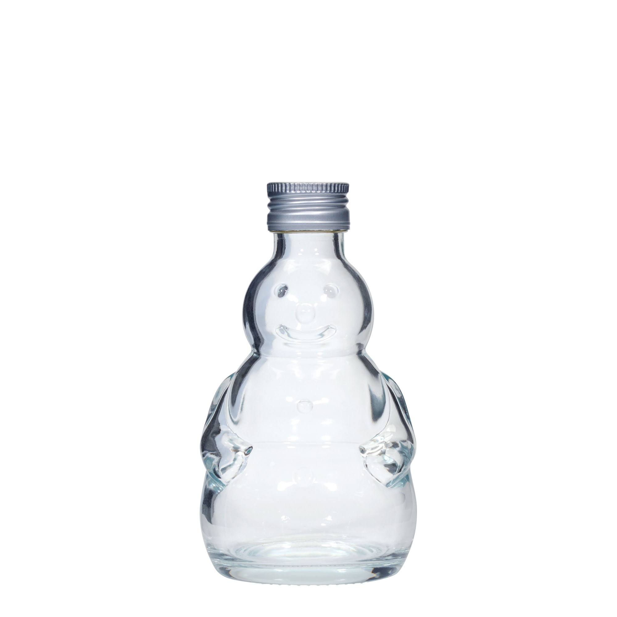 200 ml glass bottle 'Snowman', opening: PP 28 200 ml glass bottle 'Snowman', opening: PP 28