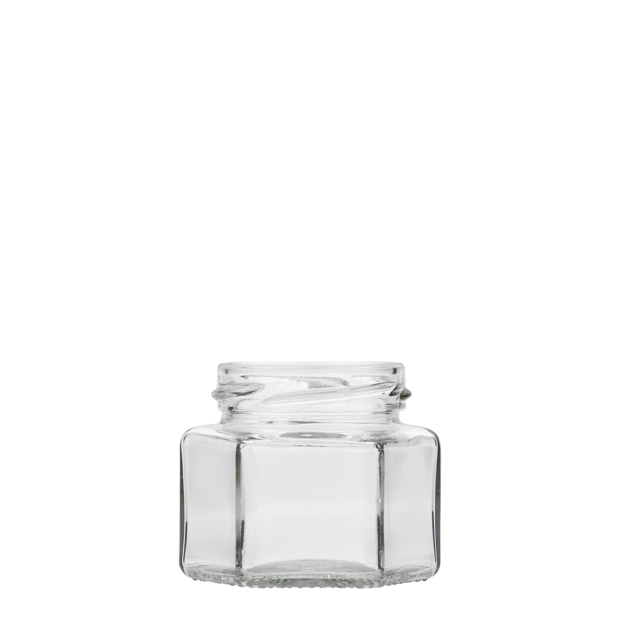 106 ml hexagonal glass, opening: twist-off (TO 53) 106 ml hexagonal glass, opening: twist-off (TO 53)
