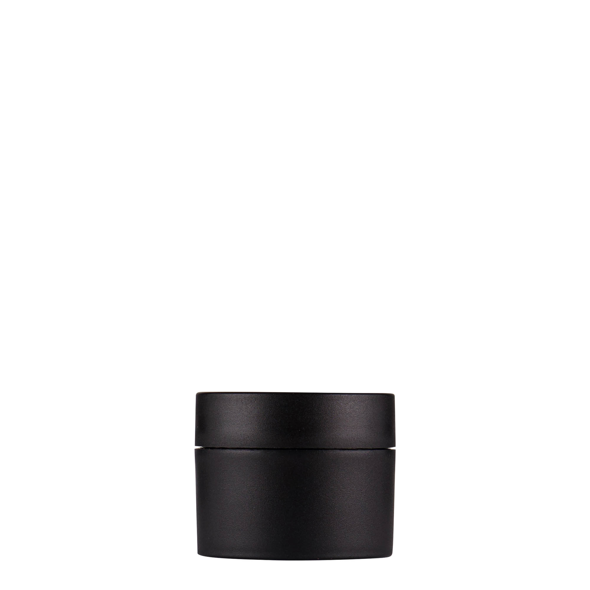 15 ml plastic jar 'Antonella', PP, black, opening: screw cap 15 ml plastic jar 'Antonella', PP, black, opening: screw cap