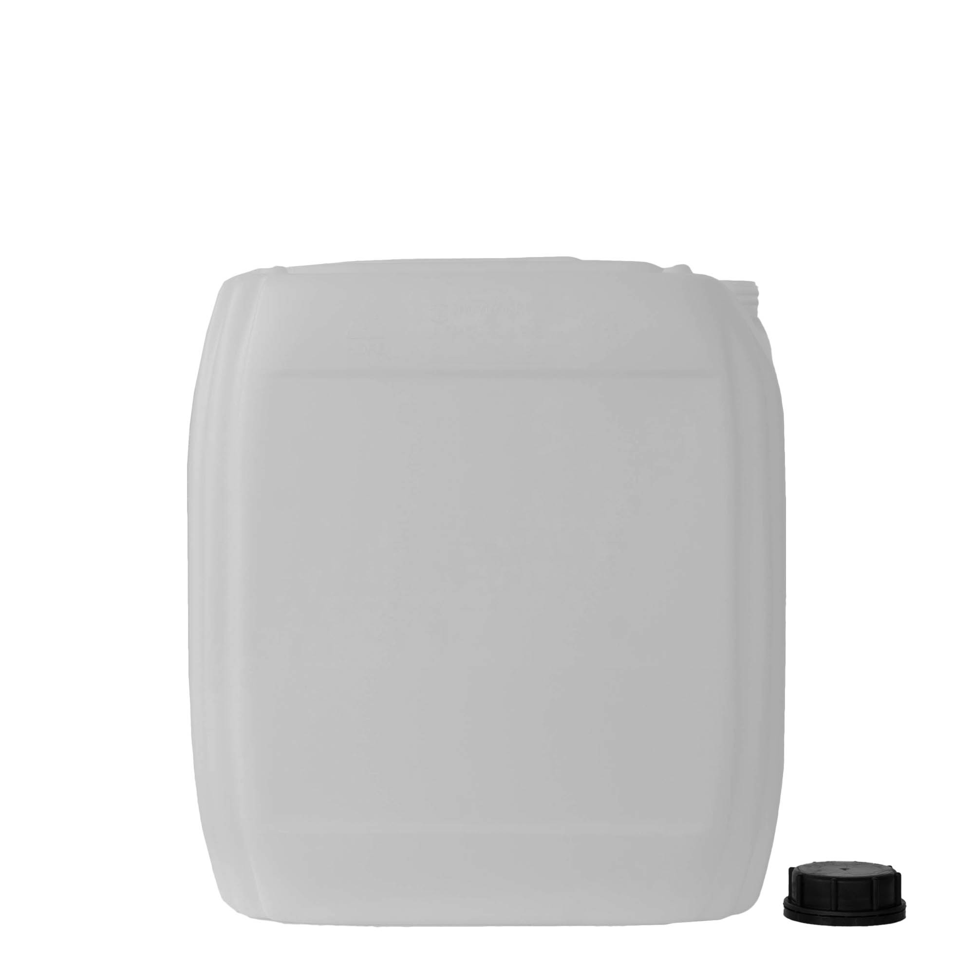 30 l canister, rectangular, HDPE plastic, natural, opening: ND 60