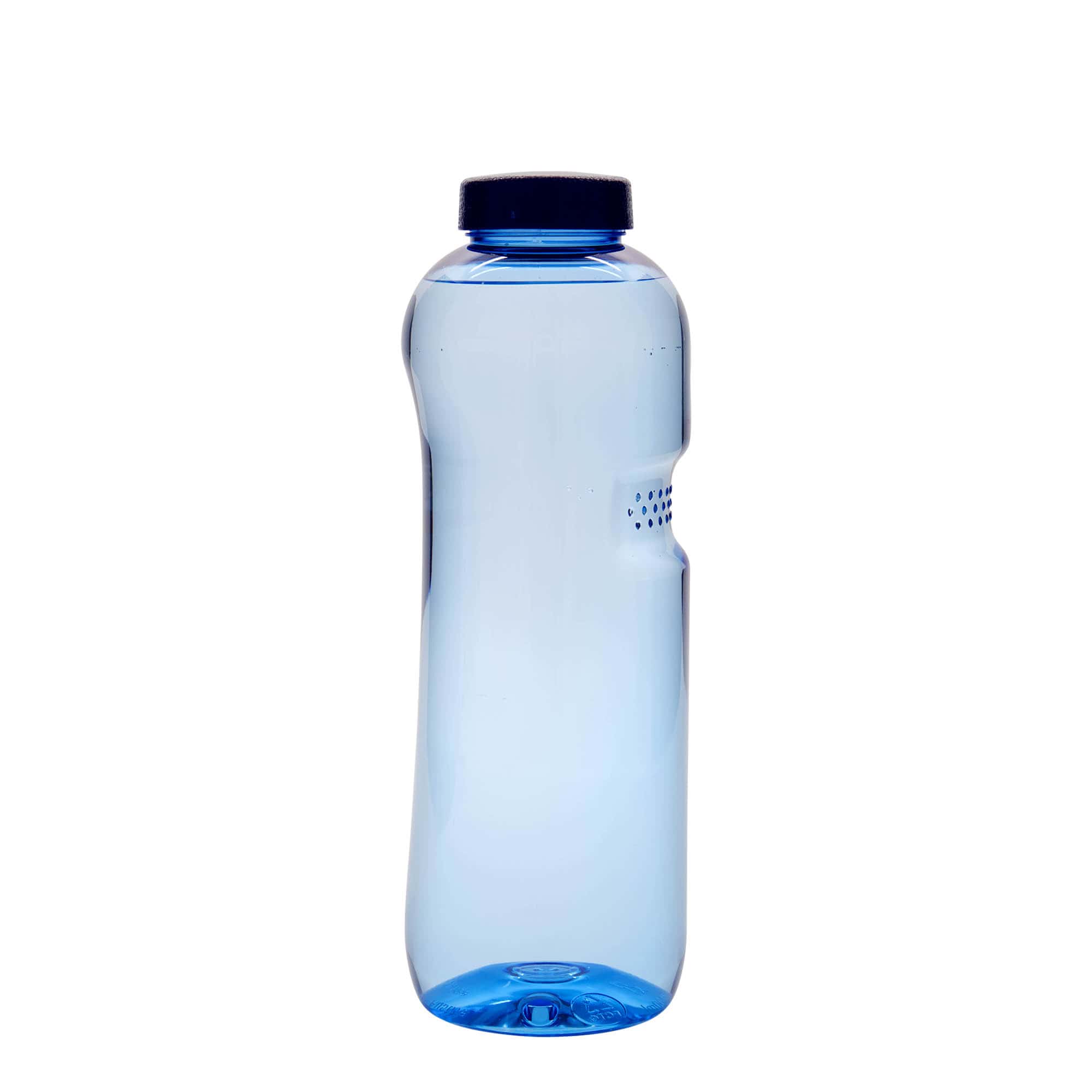 1,000 ml PET drinking bottle ‘Kavodrink’, plastic, blue