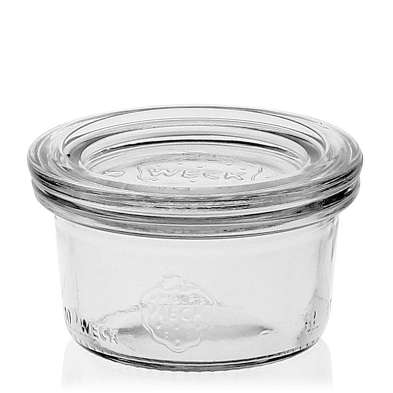 50 ml WECK cylindrical jar, closure: round rim