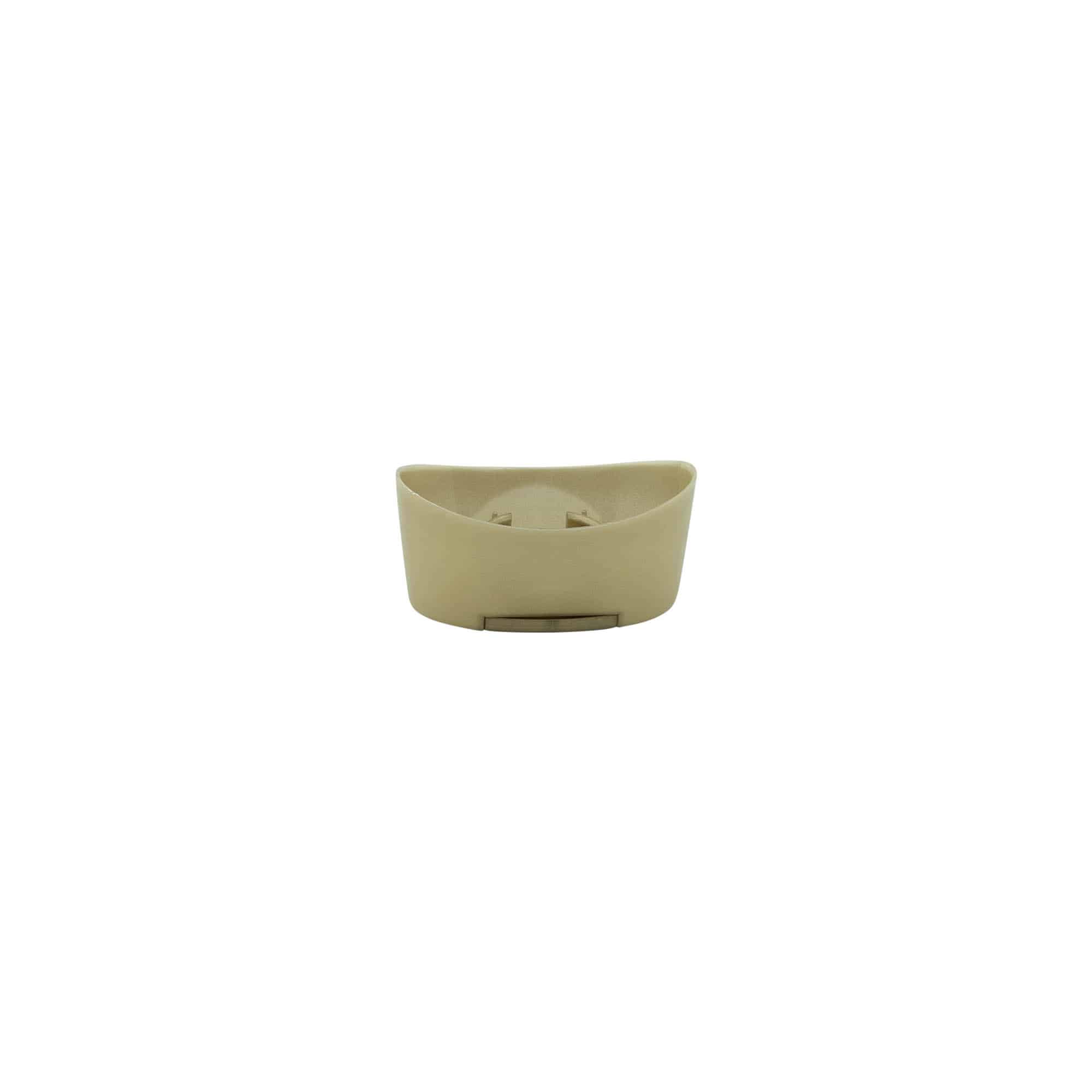 Snap closure folding hinge, gold, for: squeeze bottle