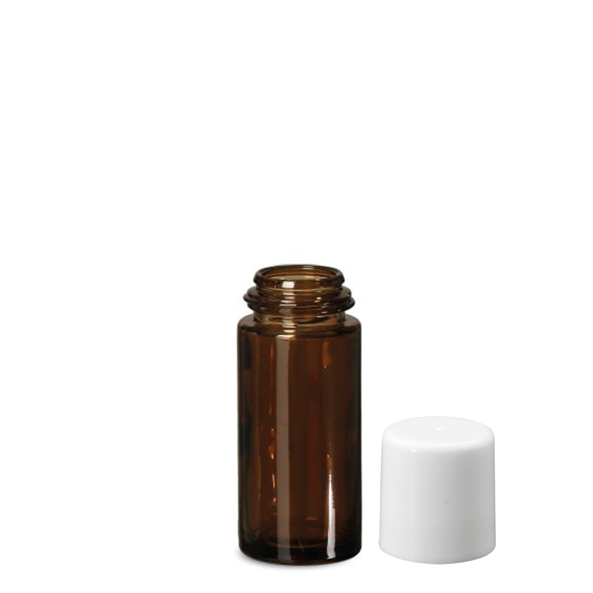 50 ml roll-on bottle, glass, brown, opening: screw cap