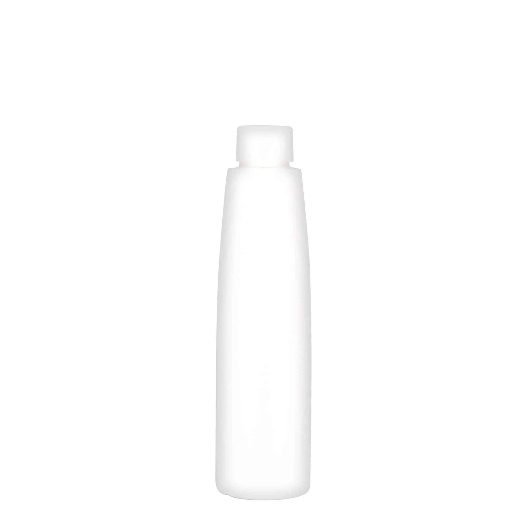 200 ml plastic bottle 'Donald', HDPE, white, closure: GPI 24/410