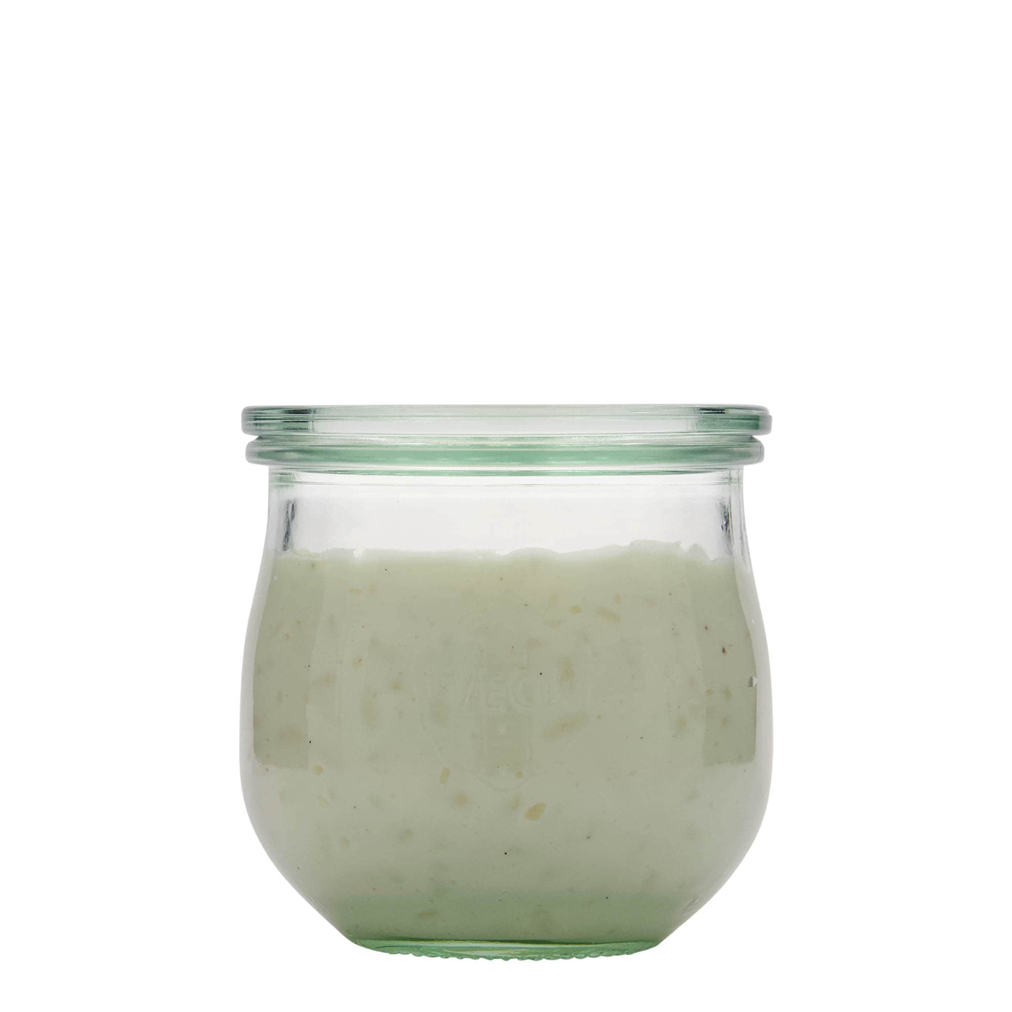 370 ml WECK tulip glass, opening: round rim