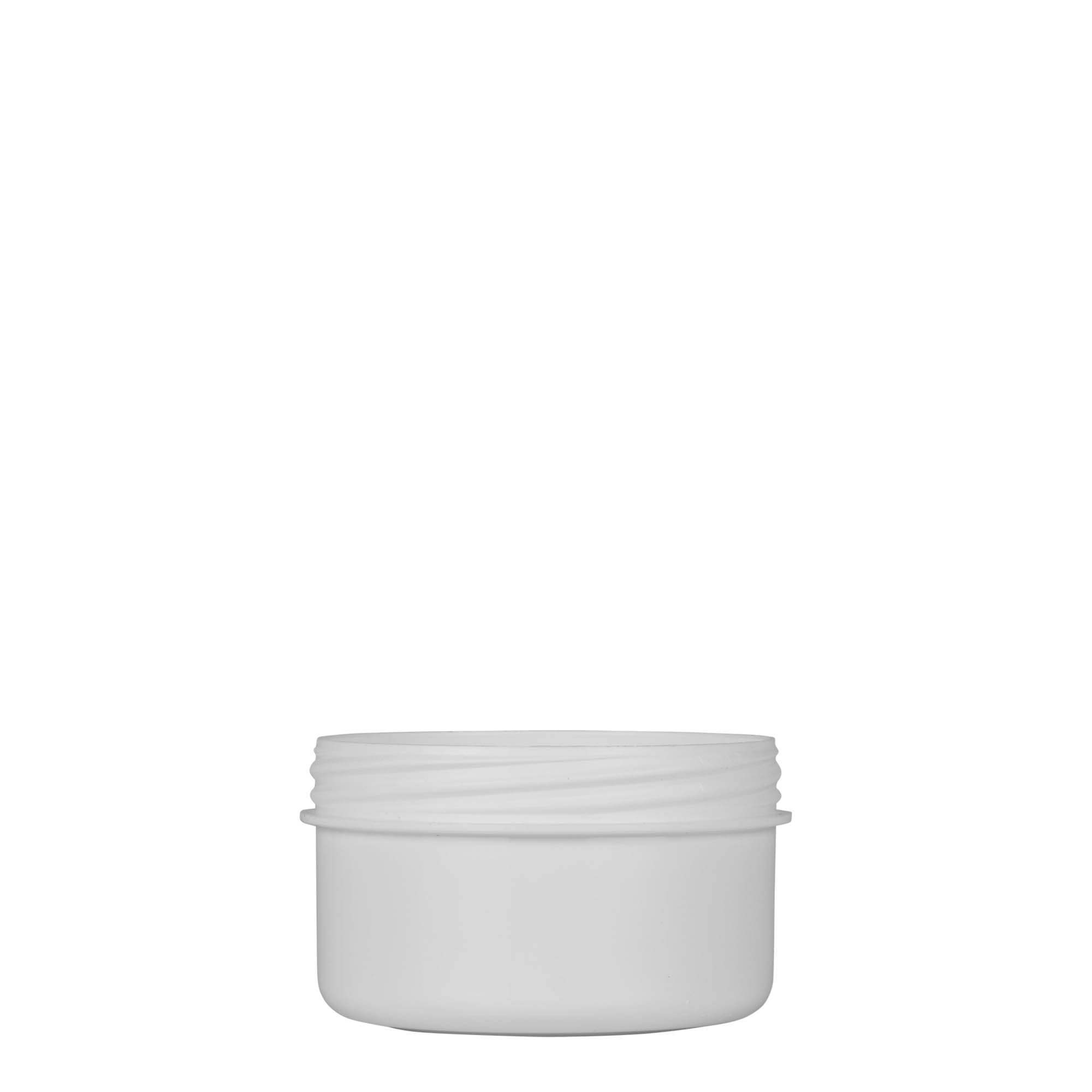 60 ml plastic jar 'White Line', PP, white, opening: screw cap 60 ml plastic jar 'White Line', PP, white, opening: screw cap