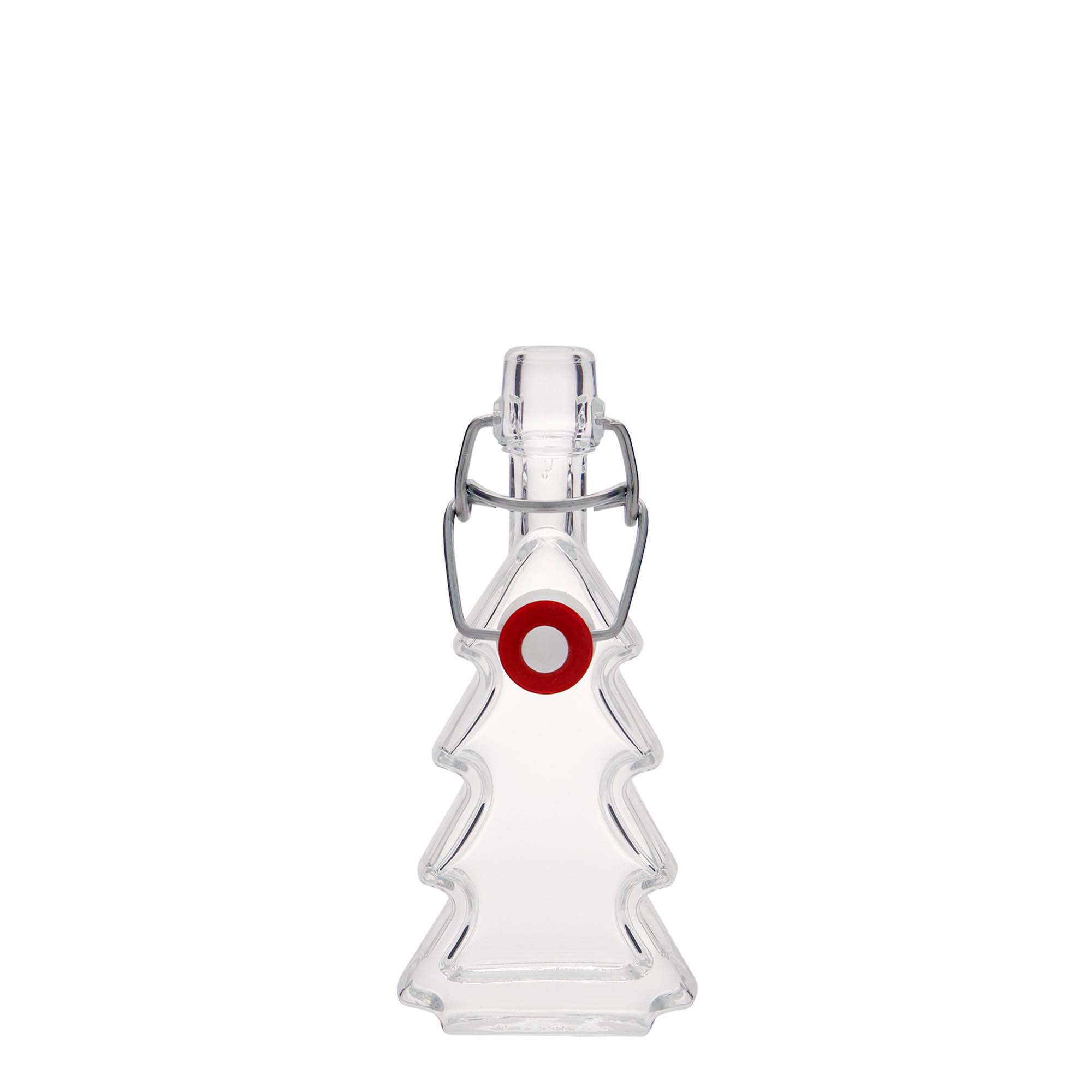 40 ml glass bottle 'Christmas tree', opening: swing top closure
