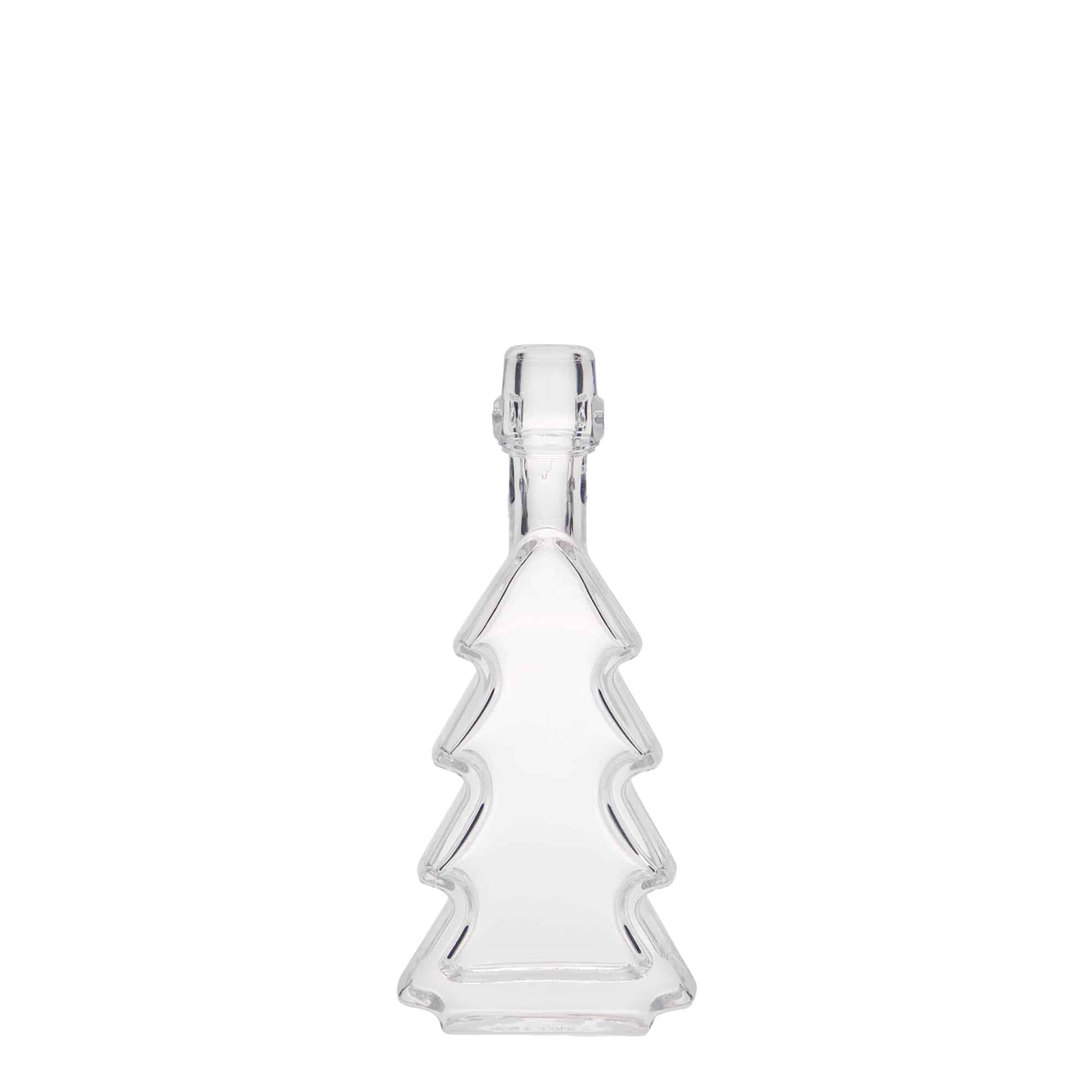 40 ml glass bottle 'Christmas tree', opening: swing top closure