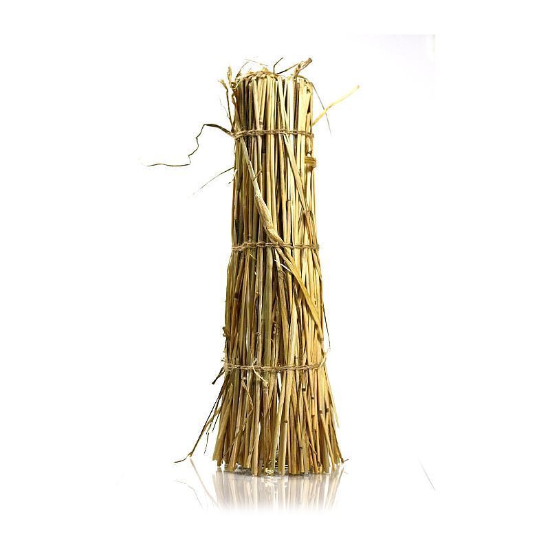 Bottle decoration straw sleeve, beige
