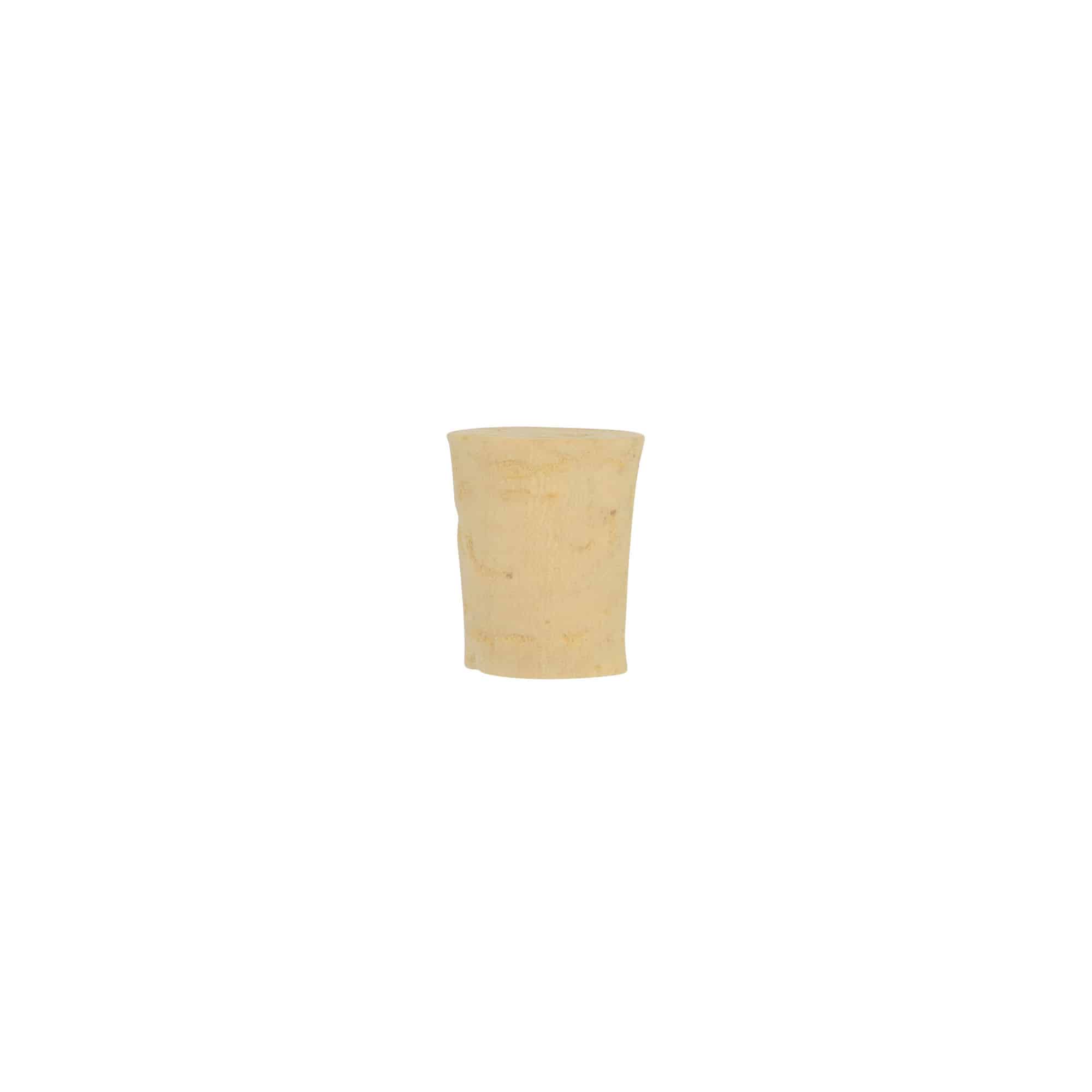 Tapered cork stopper 14-17 x 22, natural cork, bleached, for opening: cork