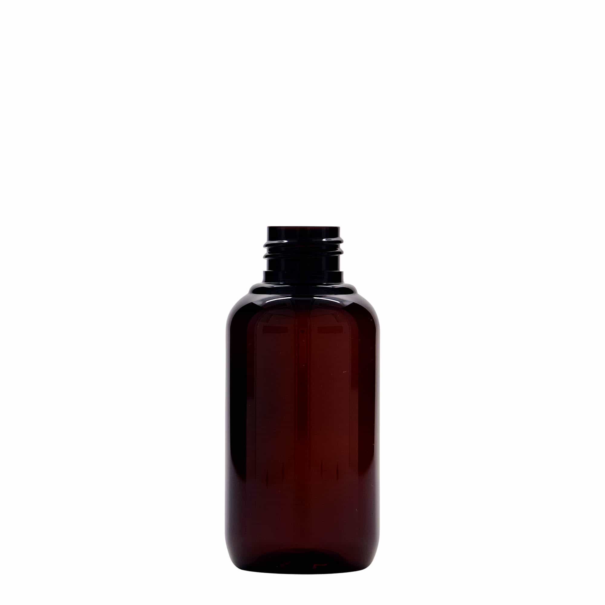 100 ml recycled plastic bottle 'Victor's Best', PCR, brown, opening: 24/410