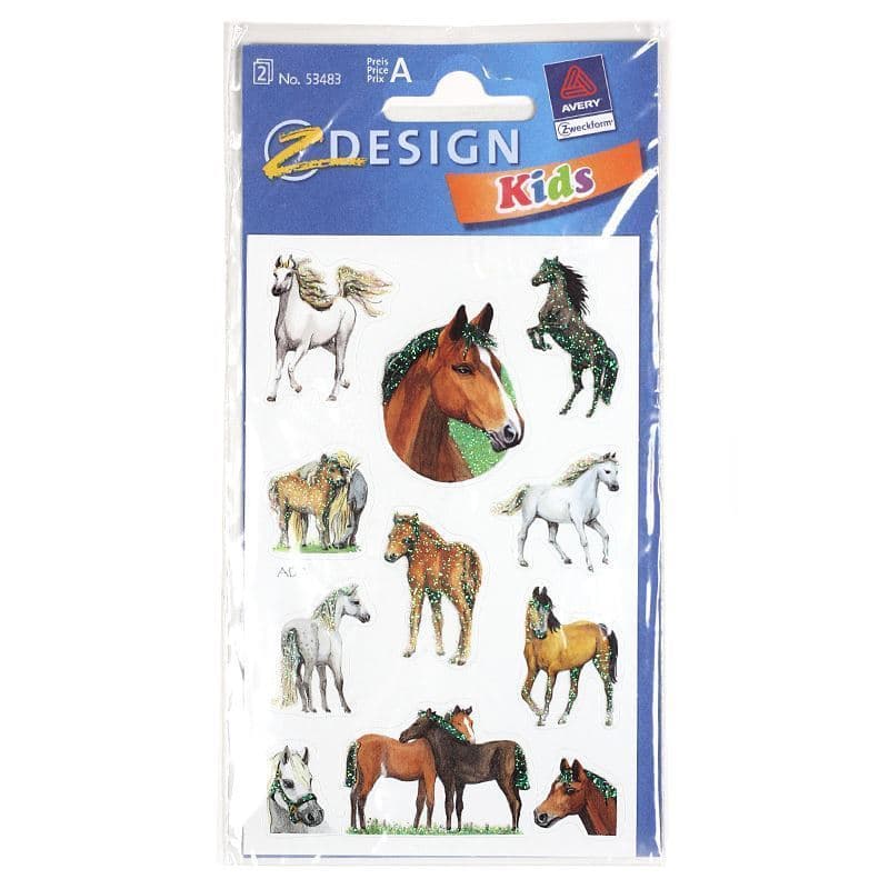 Themed stickers 'Horse', paper, multicolour