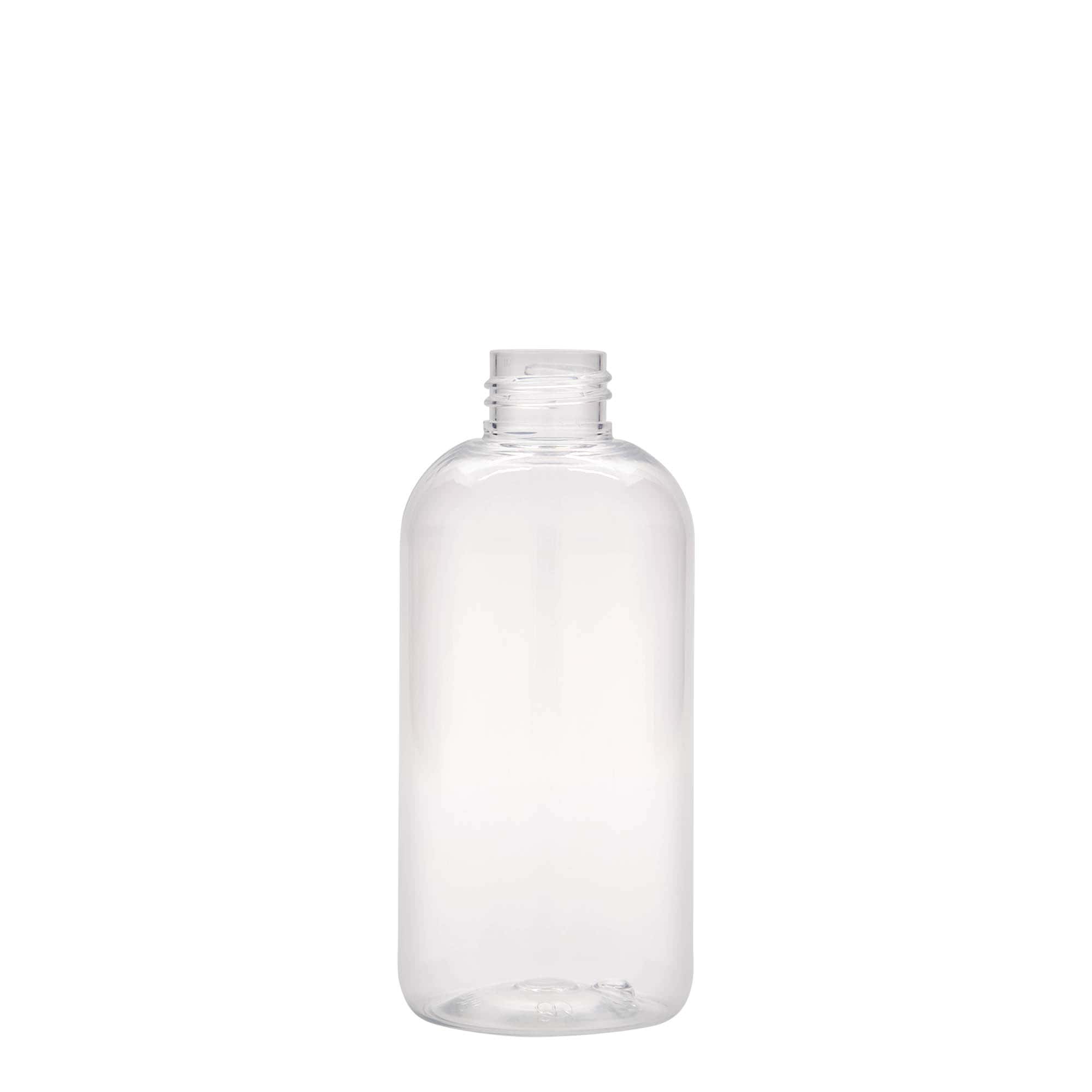 200 ml PET bottle ‘Boston’, plastic, opening: 24/410